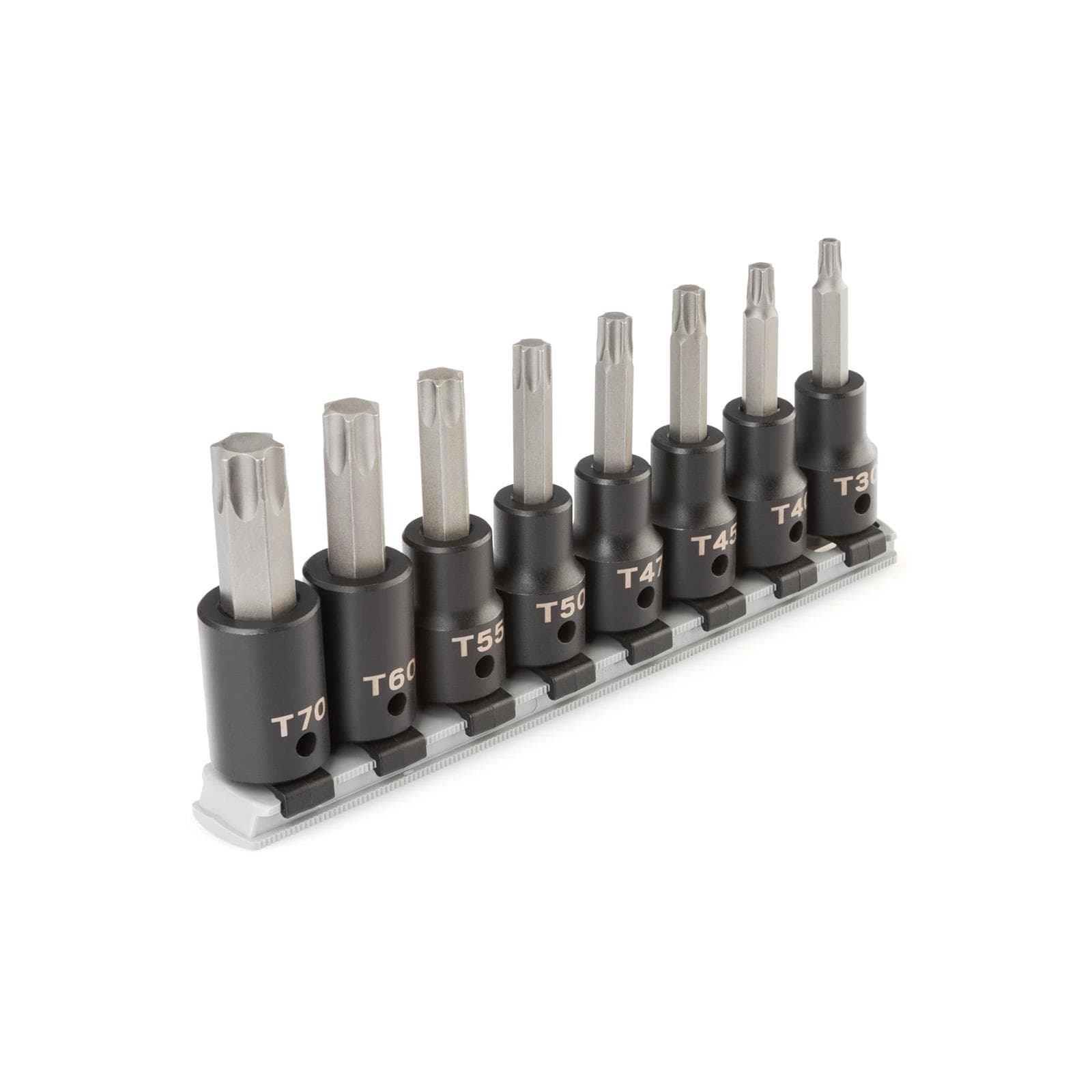 Tekton SIB92102 1/2" Drive Torx Impact Bit Socket Set, 8-Piece