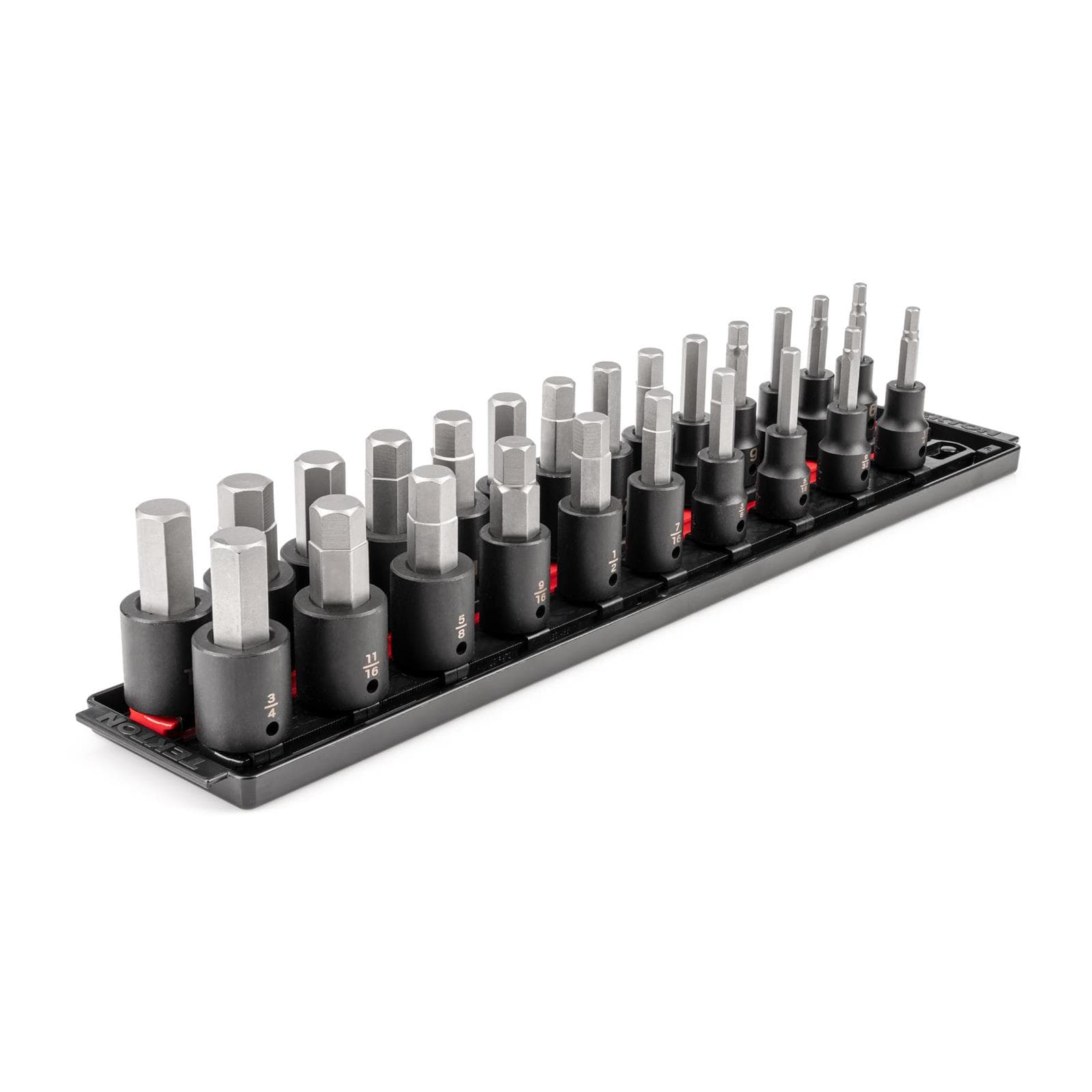 Tekton SIB92201 1/2" Drive Hex Impact Bit Socket Set, 24-Piece