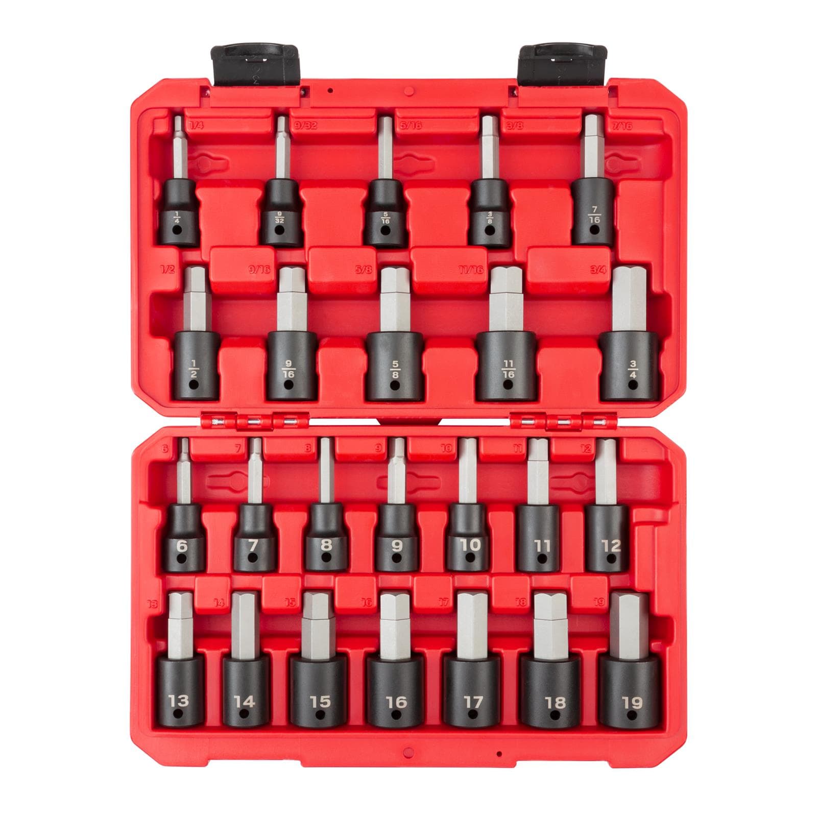 Tekton SIB92311 1/2" Drive Hex Impact Bit Socket Set, 24-Piece