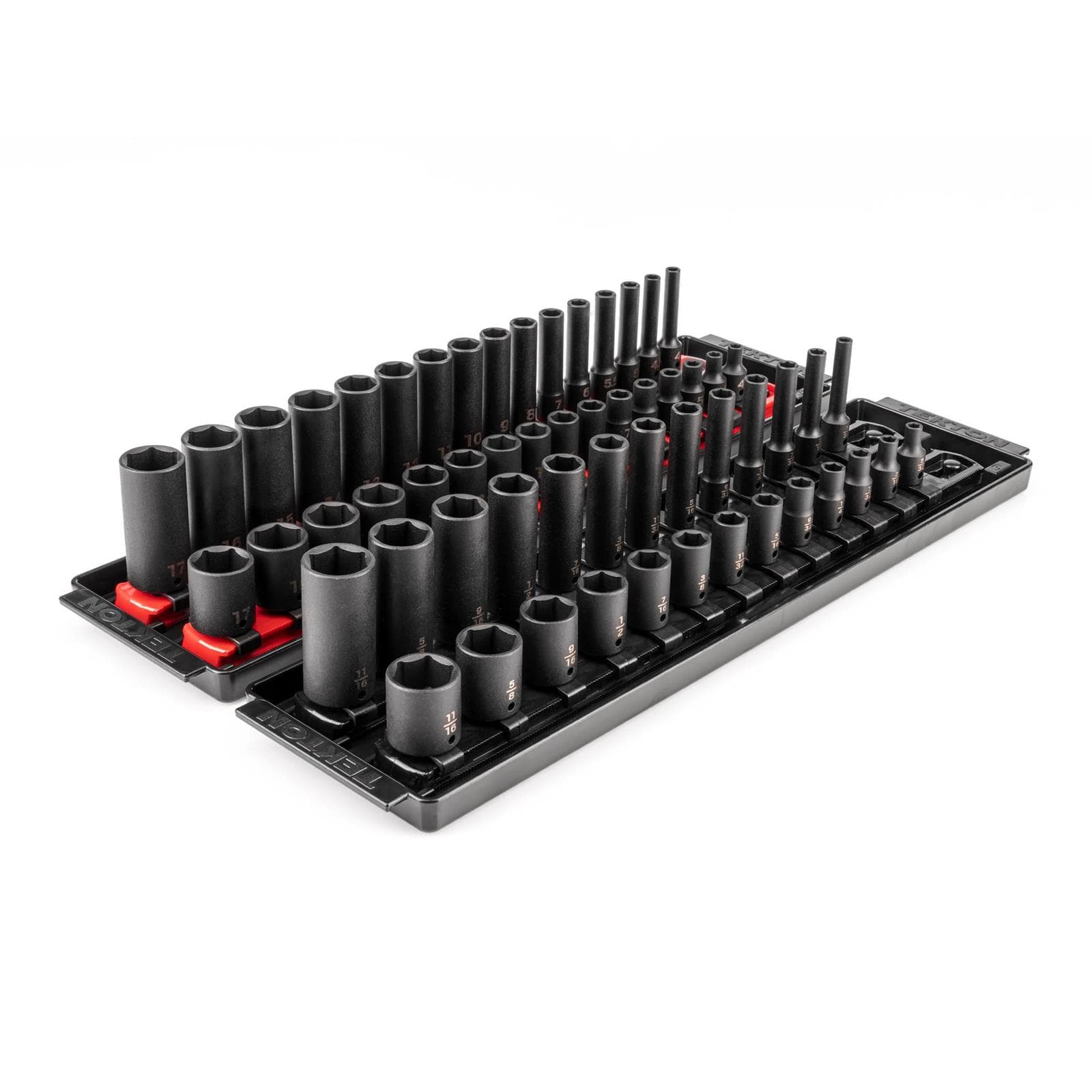 Tekton SID90202 1/4" Drive 6-Point Impact Socket Set, 58-Piece