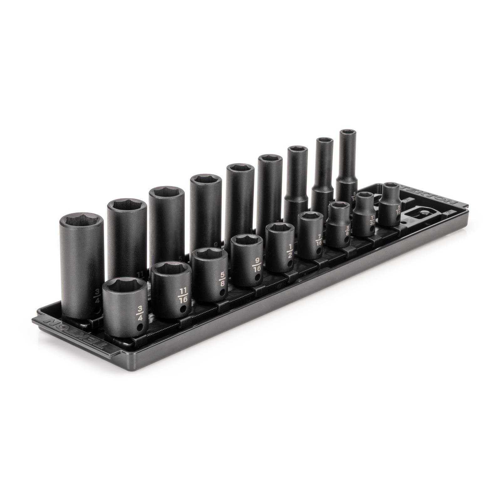 Tekton SID91208 3/8" Drive 6-Point Impact Socket Set, 18-Piece