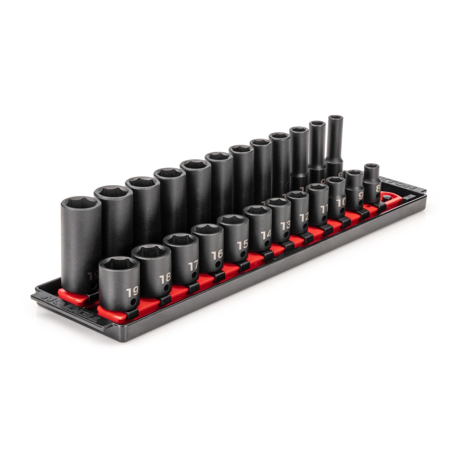 Tekton SID91209 3/8" Drive 6-Point Impact Socket Set, 24-Piece
