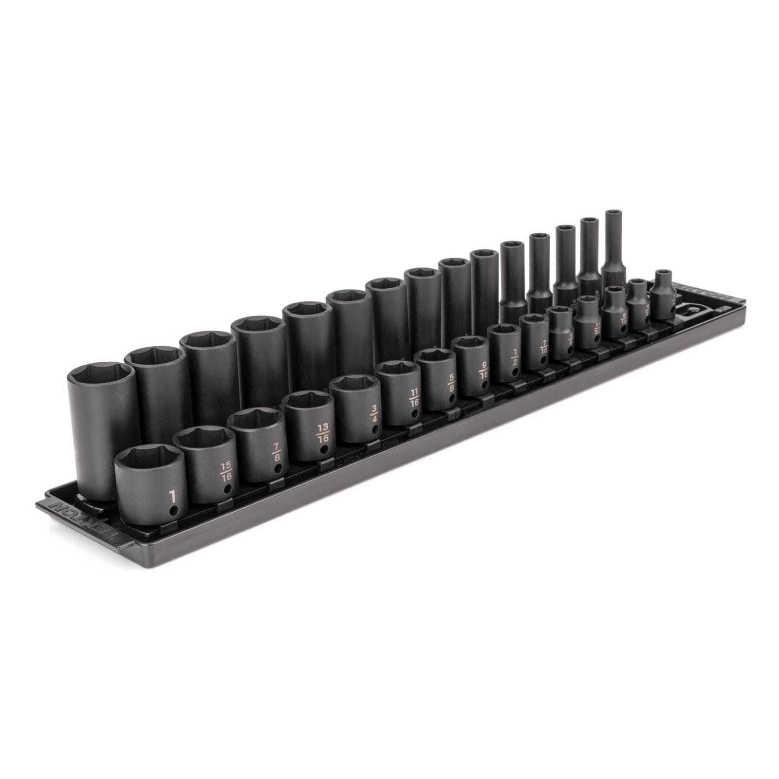 Tekton SID91210 3/8" Drive 6-Point Impact Socket Set, 30-Piece
