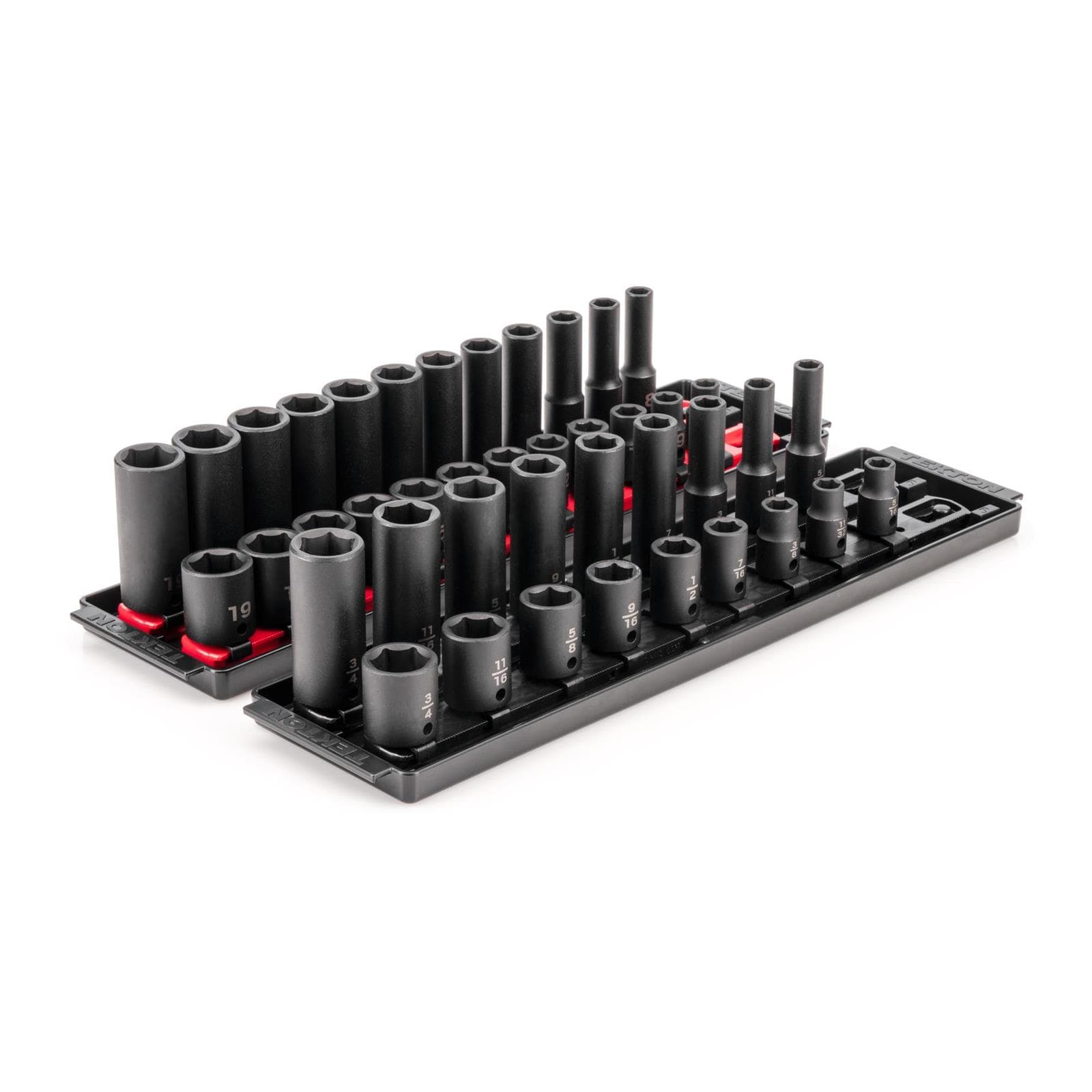 Tekton SID91216 3/8" Drive 6-Point Impact Socket Set, 42-Piece