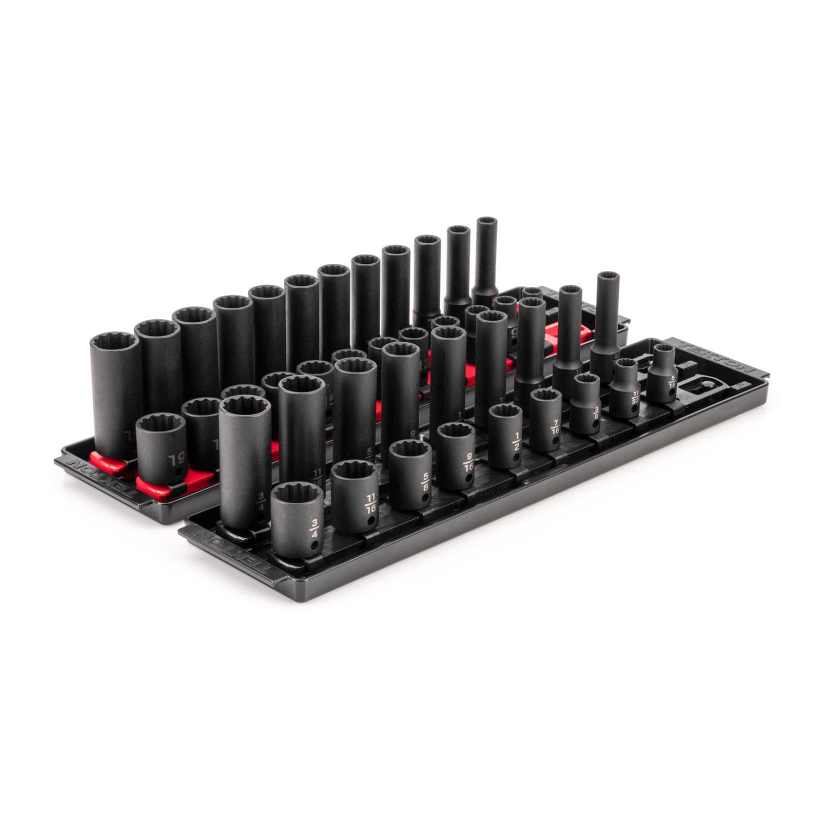 Tekton SID91217 3/8" Drive 12-Point Impact Socket Set, 42-Piece