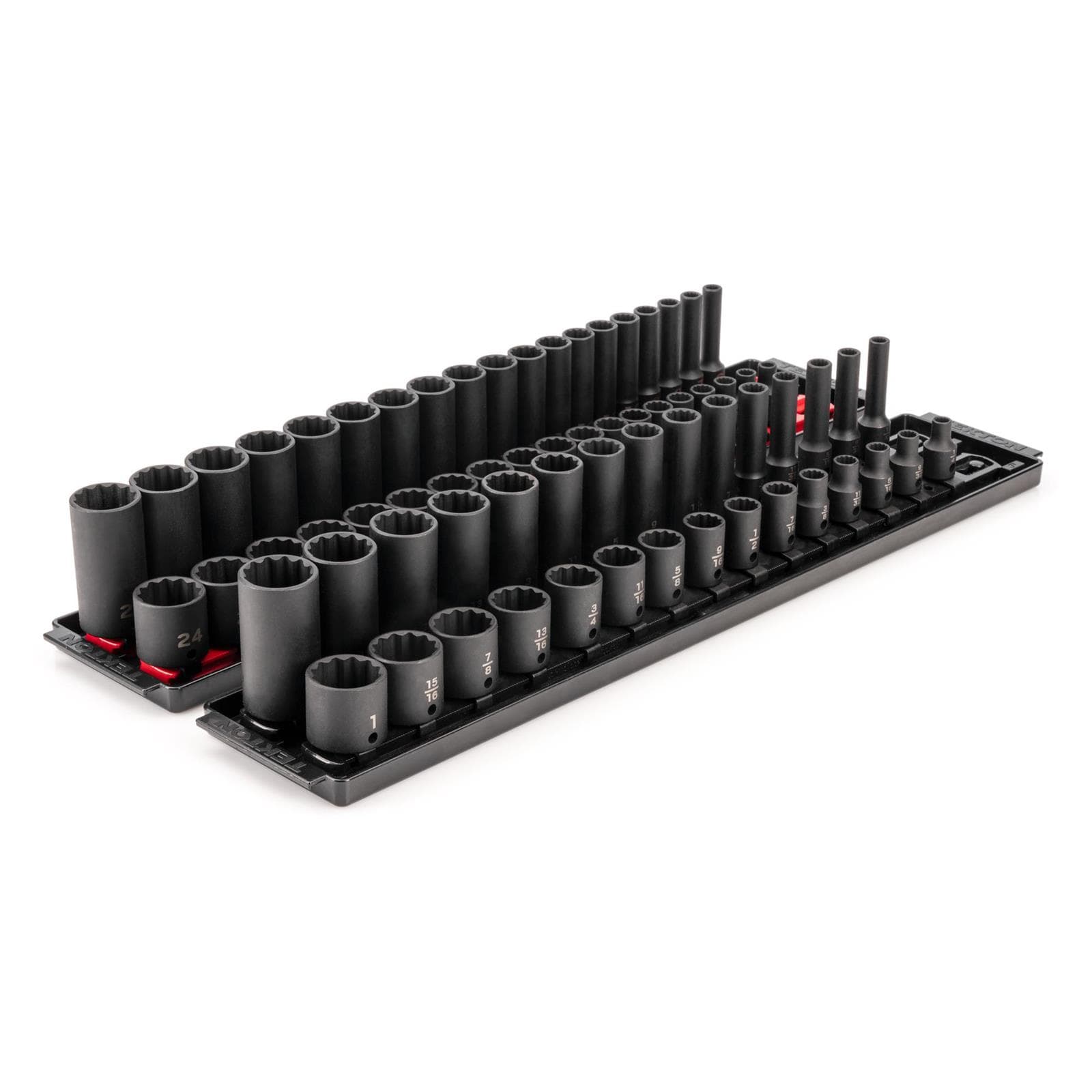 Tekton SID91219 3/8" Drive 12-Point Impact Socket Set, 68-Piece