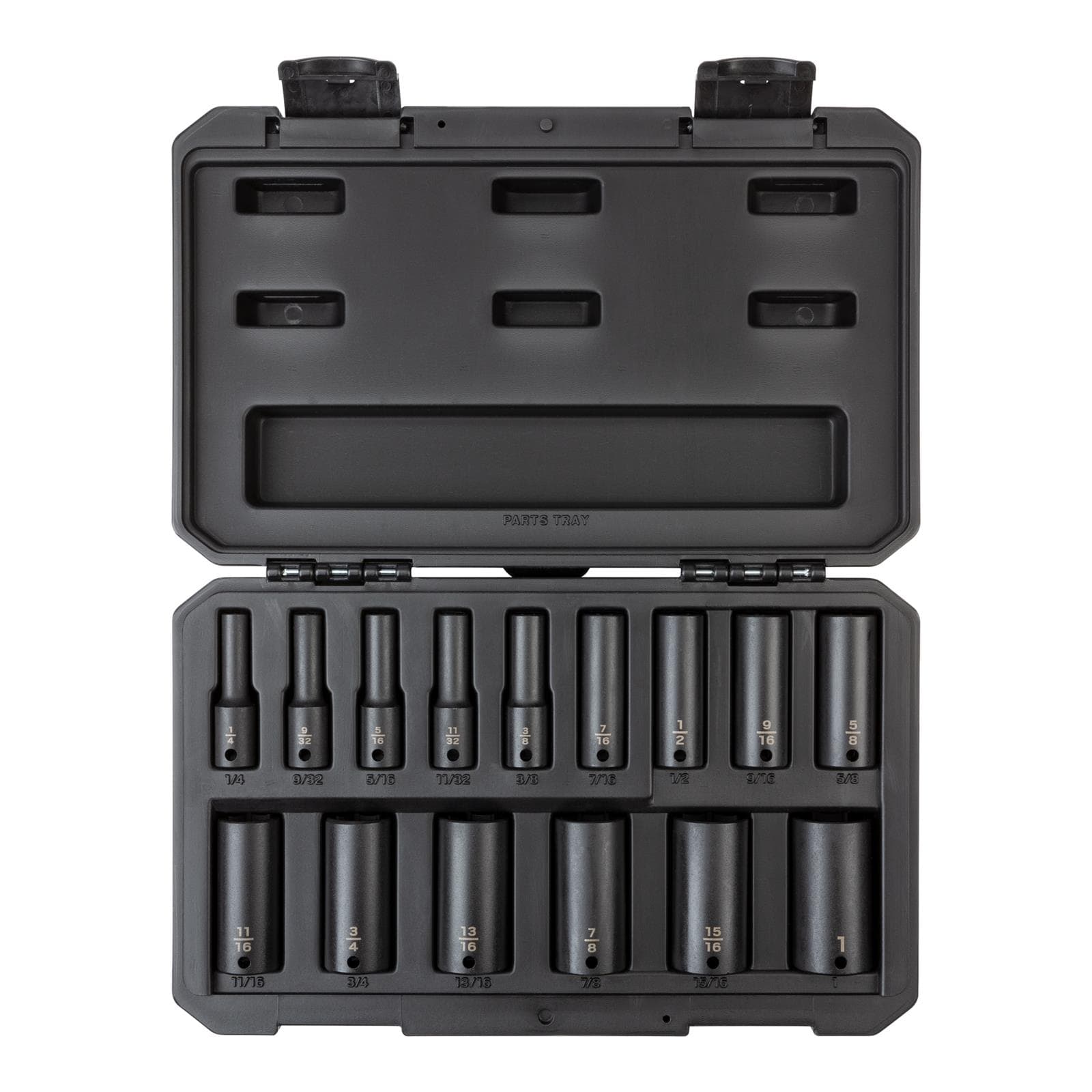 Tekton SID91301 3/8" Drive Deep 6-Point Impact Sockets, 15-Piece