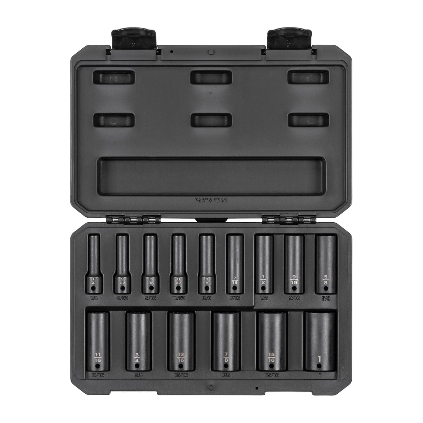 Tekton SID91305 3/8" Drive Deep 12-Point Impact Sockets, 15-Piece