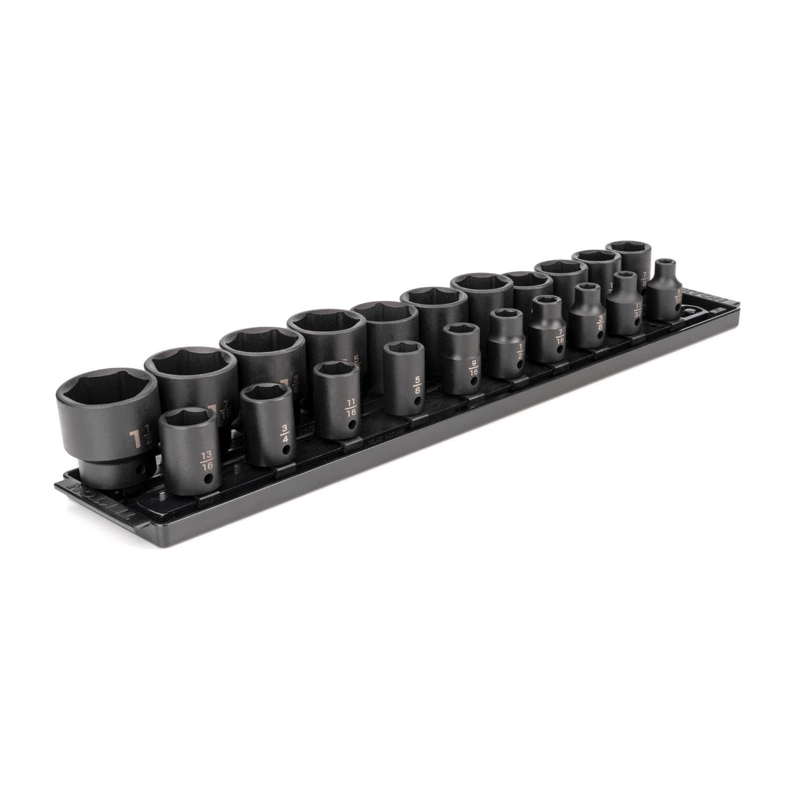 Tekton SID92102 1/2" Drive 6-Point Impact Socket Set, 21-Piece