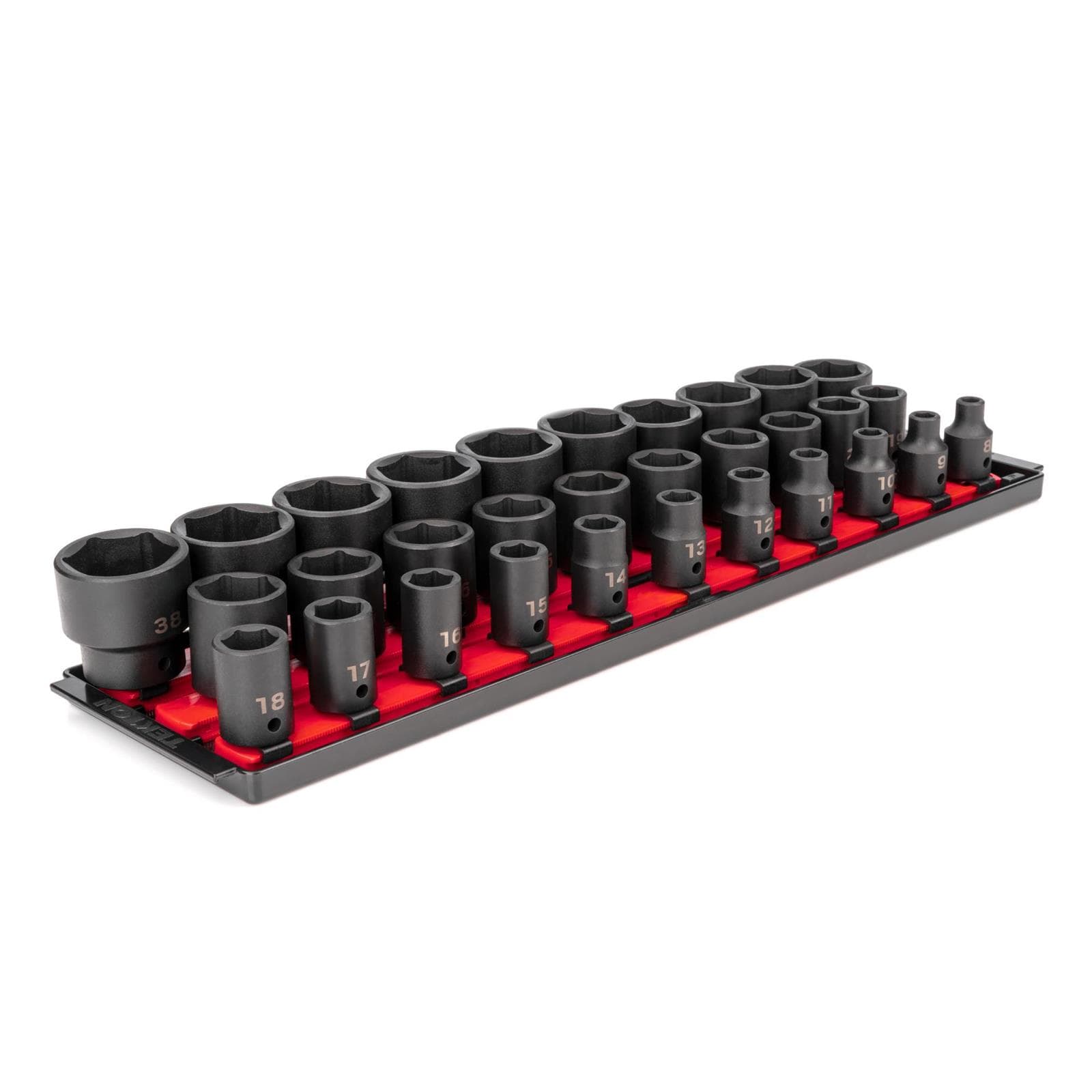 Tekton SID92104 1/2" Drive 6-Point Impact Socket Set, 31-Piece