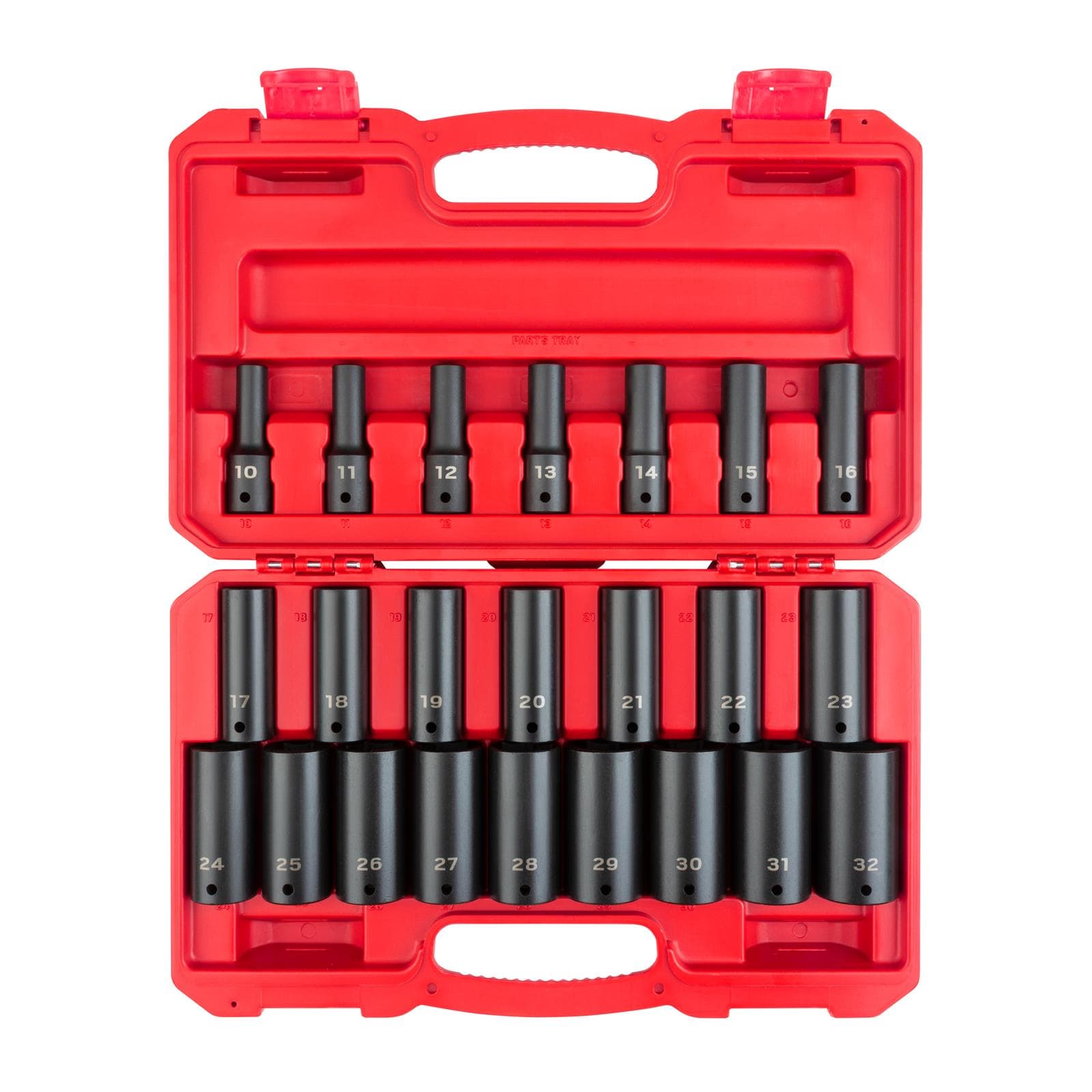 Tekton SID92330 1/2" Drive Deep 6-Point Impact Sockets, 23-Piece