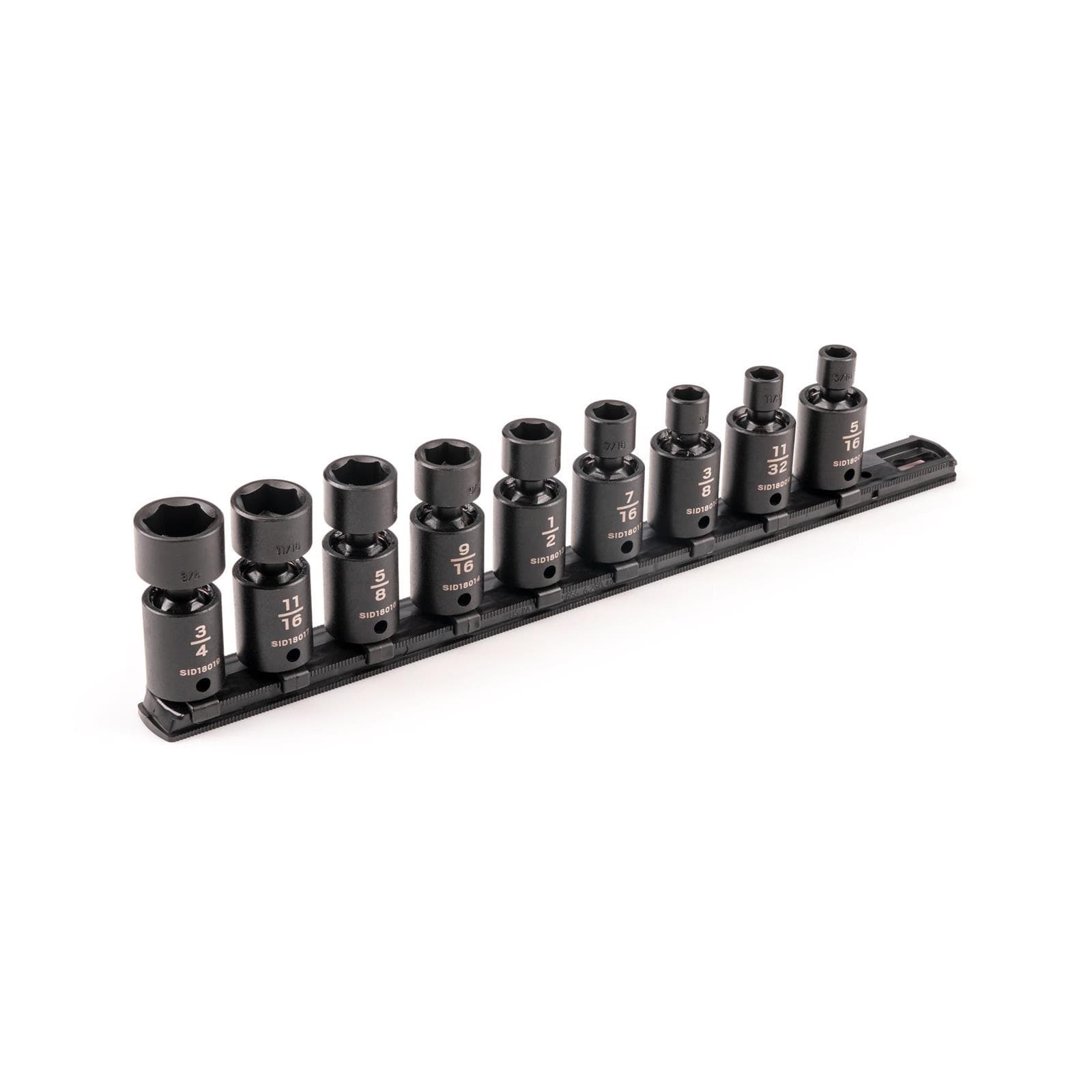Tekton SID97100 3/8" Drive 6-Point Universal Joint Impact Sockets