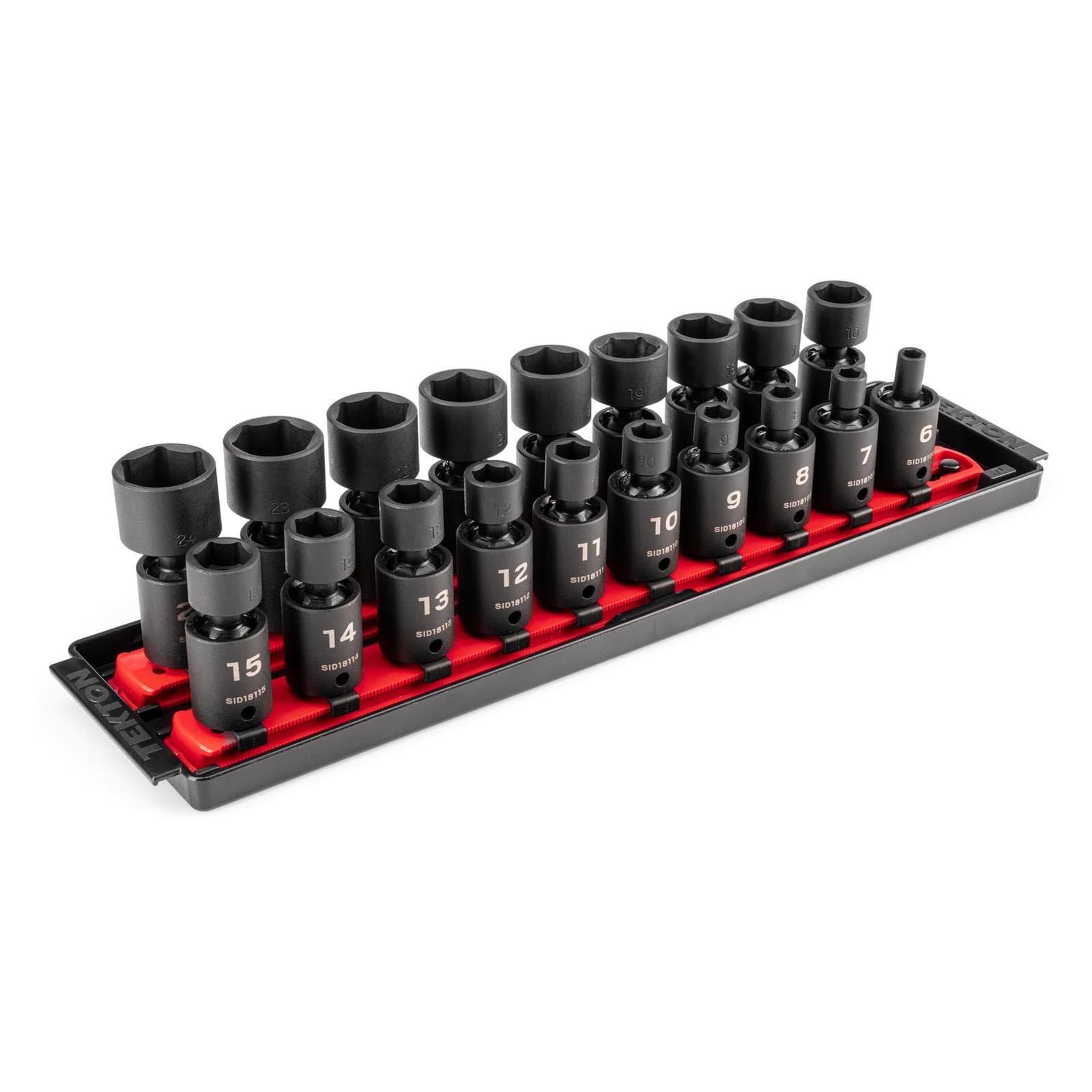 Tekton SID97103 3/8" Drive 6-Point Universal Joint Impact Sockets