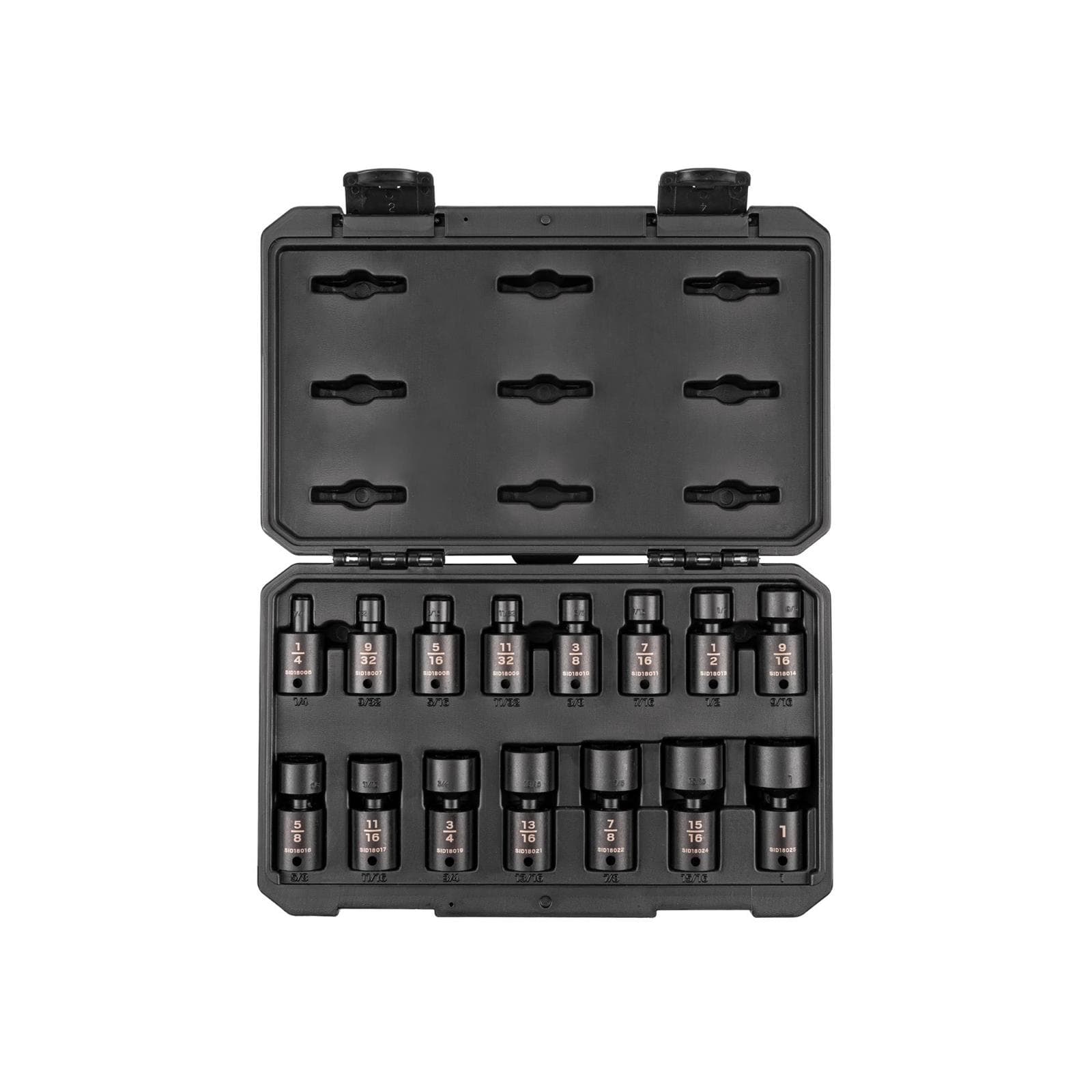 Tekton SID97301 3/8" Drive 6-Point Universal Joint Impact Sockets