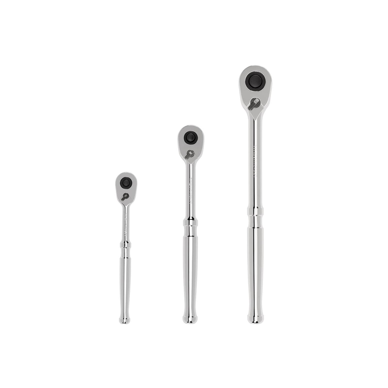 Tekton SRH91100 1/4, 3/8, 1/2" Drive Quick-Release Ratchet Set