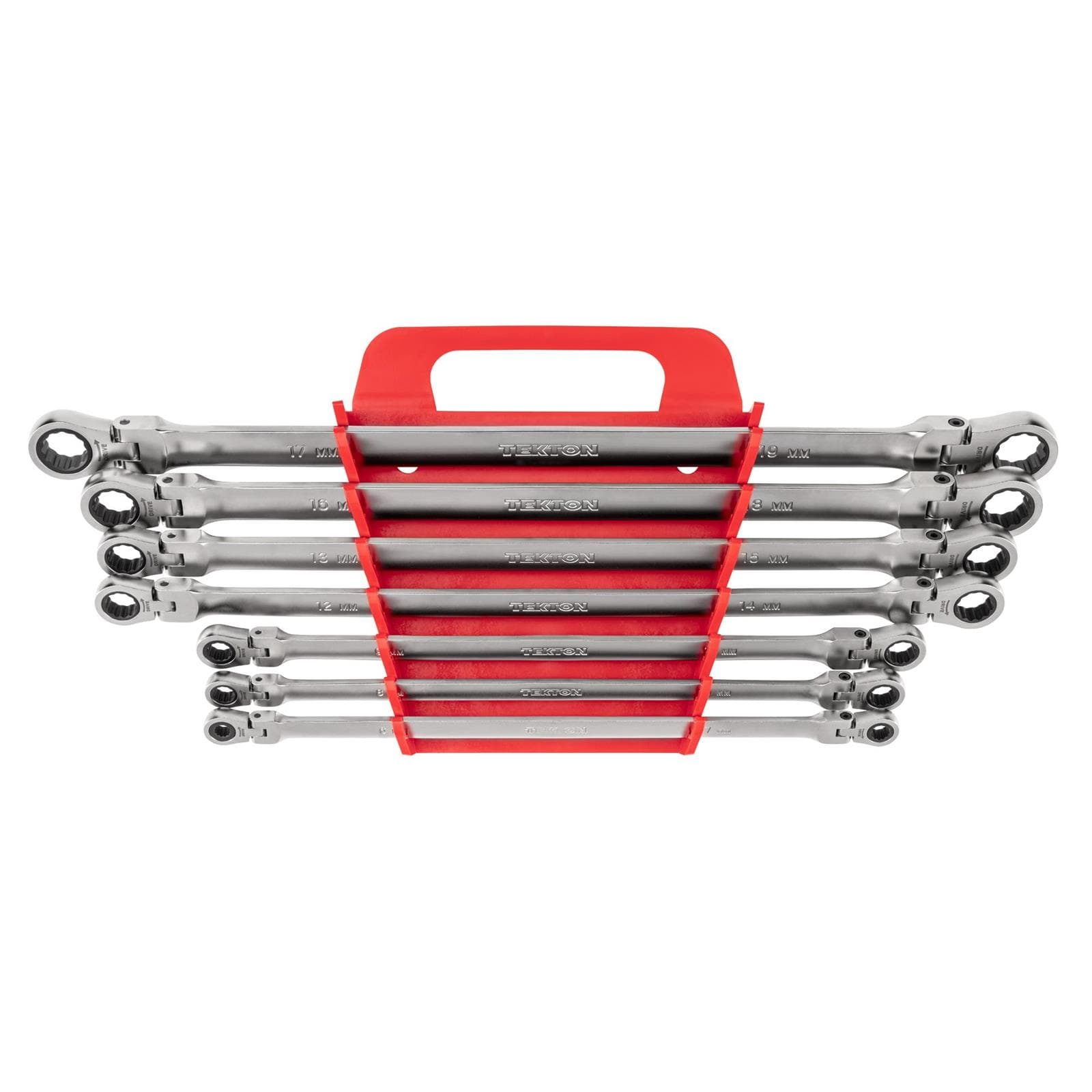 Tekton WRB96201 Long Flex Head 12-Point Ratcheting Box End Set