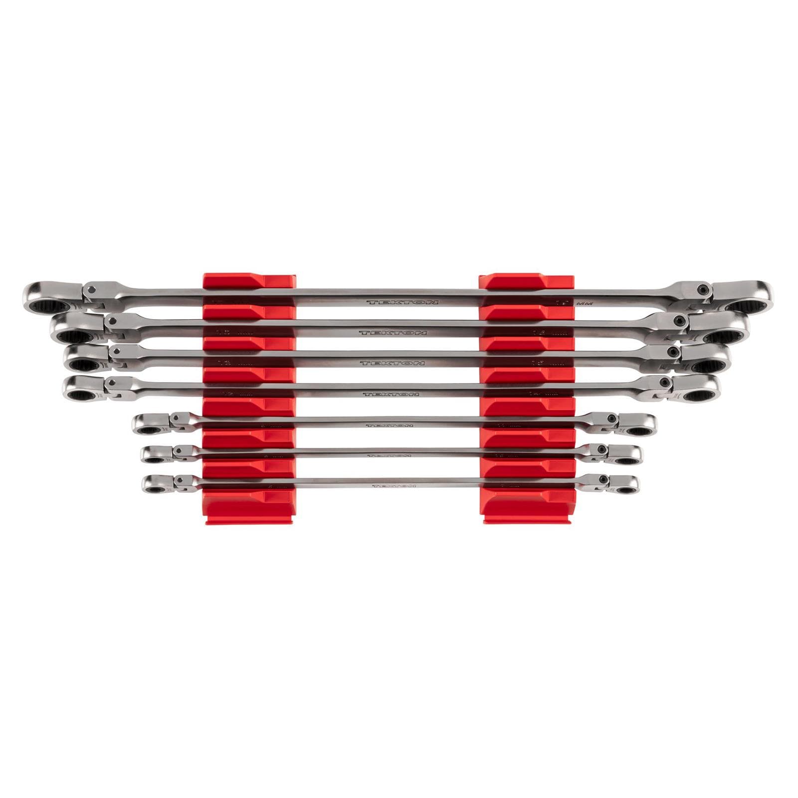 Tekton WRB96301 Long Flex Head 12-Point Ratcheting Box End Set