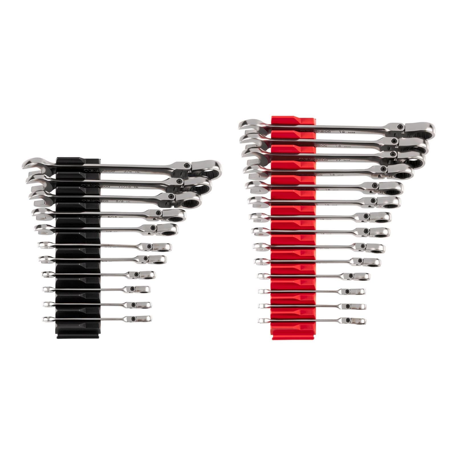 Tekton WRC95304 Flex Head 12-Point Ratcheting Combination Set