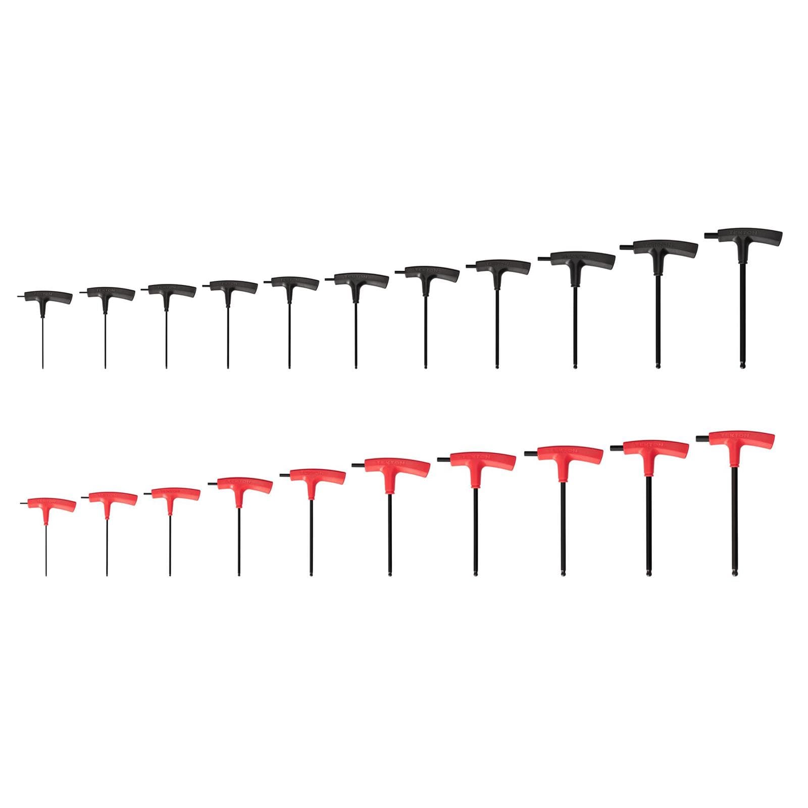Tekton KTX90301 Ball End Hex T-Handle Key Set, 21-Piece