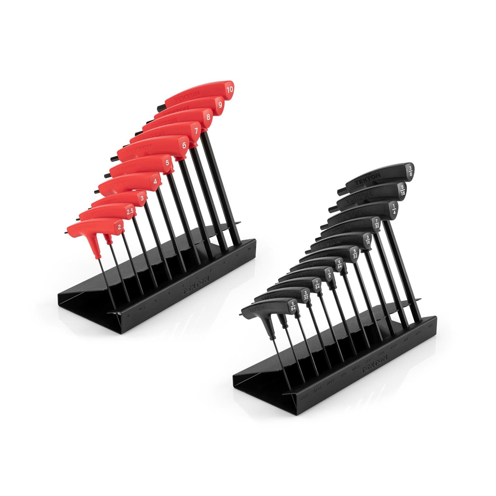 Tekton KTX92302 Flat End Hex T-Handle Key Set, 21-Piece