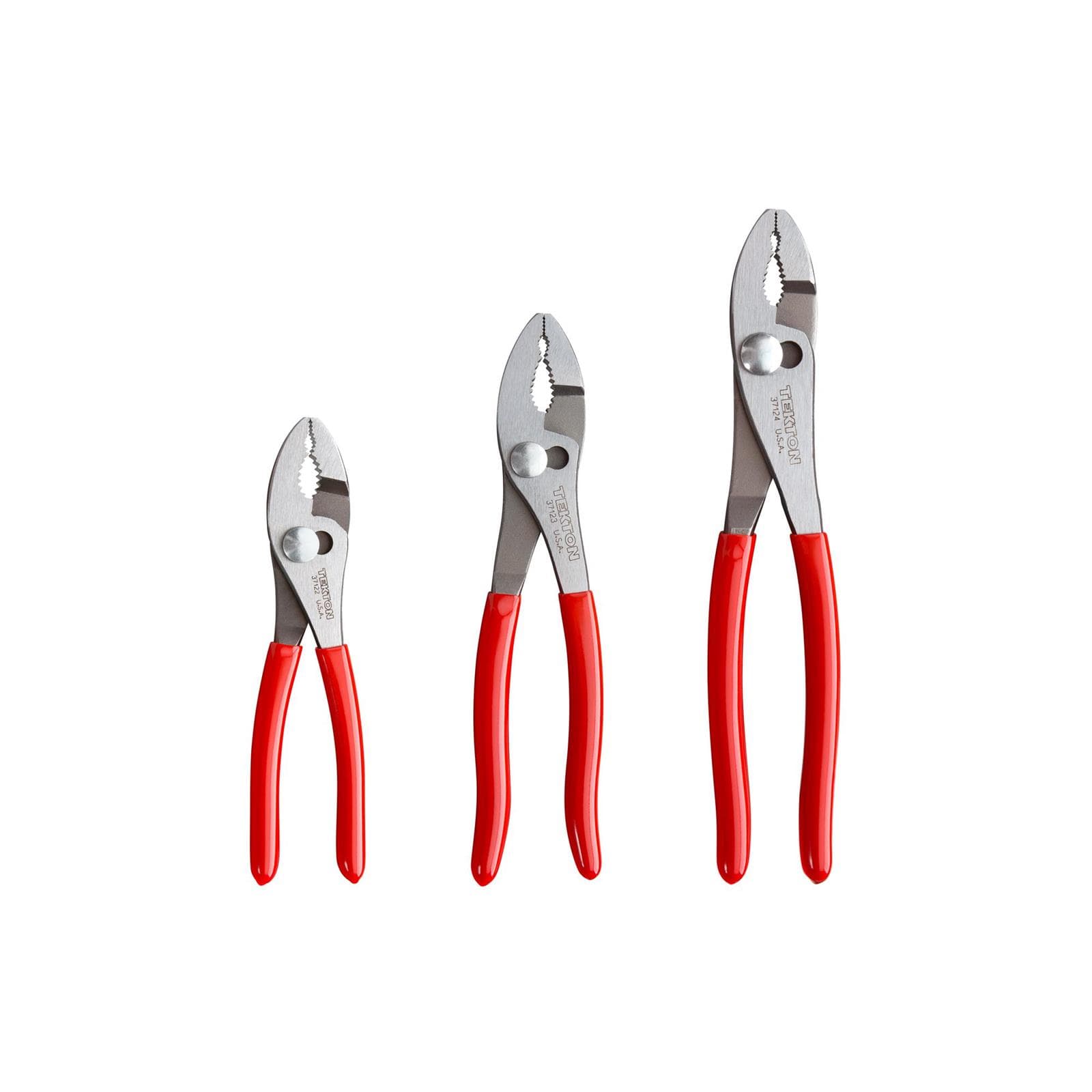 Tekton PGA10103 Slip Joint Pliers Set, 3-Piece (6-1/2, 8, 10 in.)