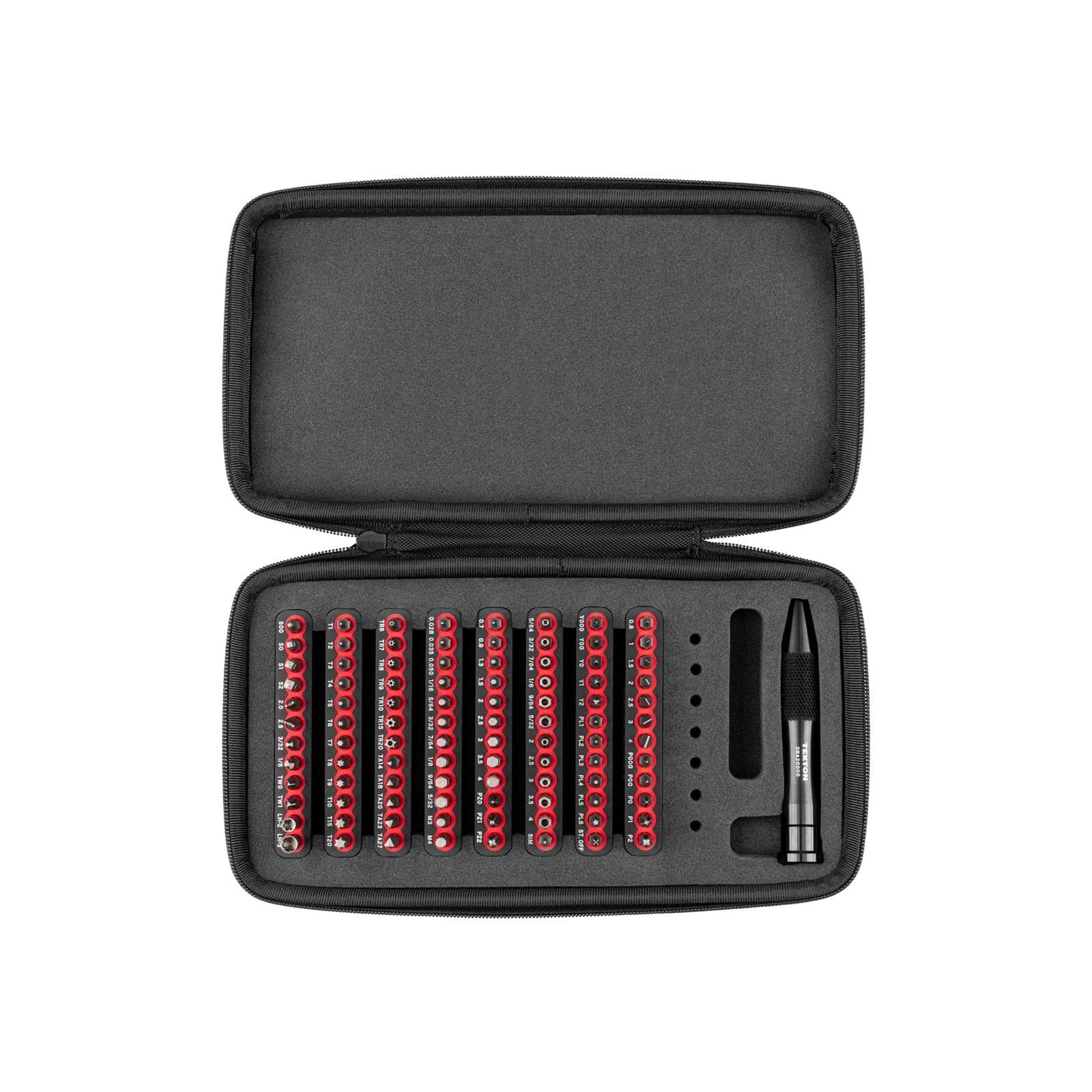 Tekton Tools DBA93100 4 mm Bit Driver and Bit Set with Case