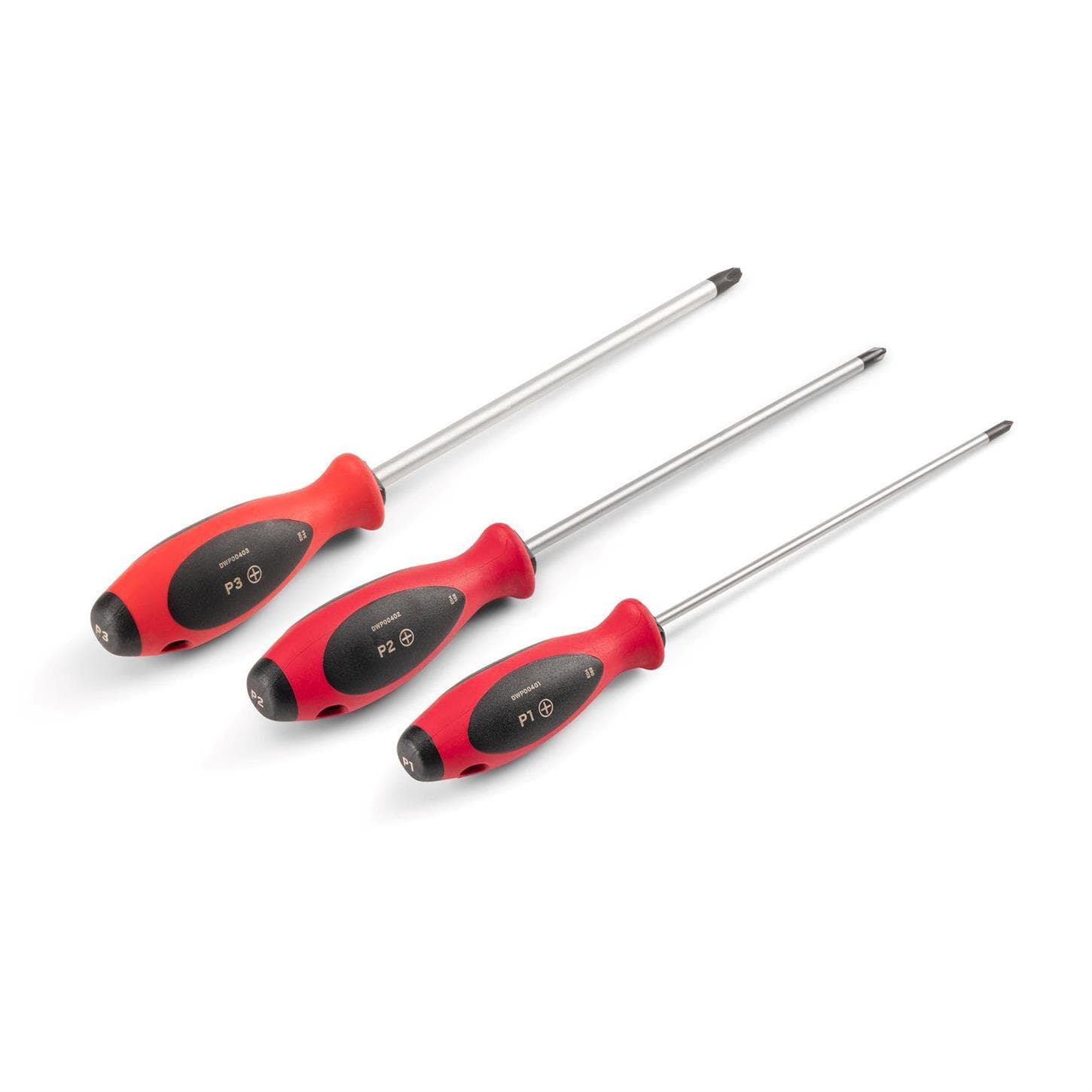 Tekton Tools DWP90001 Phillips Screwdriver Set - 8 Inch Shanks