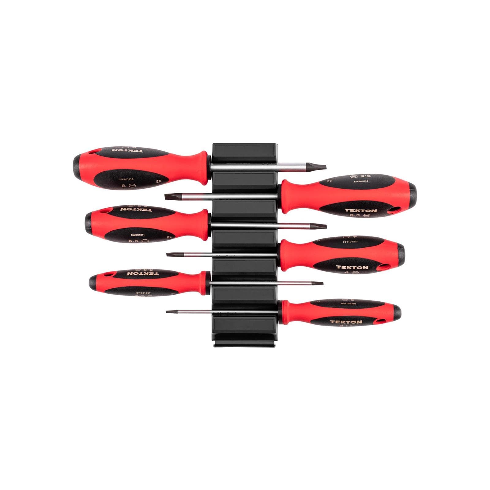 Tekton Tools DWS90101 Slotted Screwdriver Set - 4 Inch Shanks