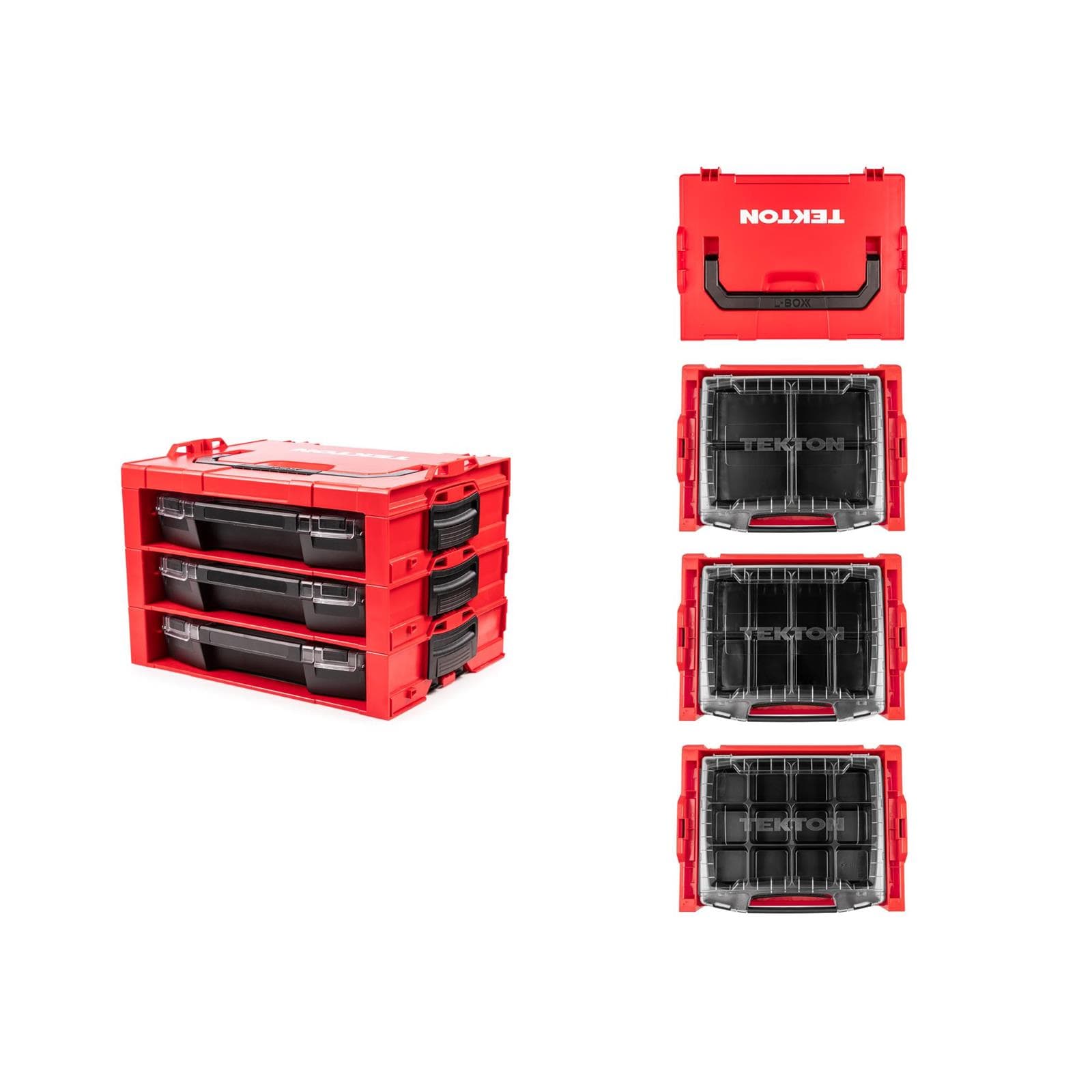 Tekton Tools OLB99202 3-Drawer Stack with Parts Trays