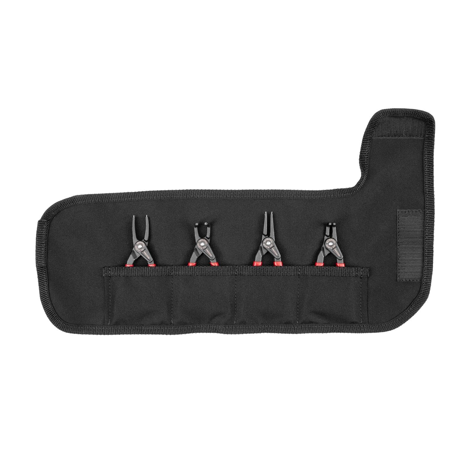 Tekton PRR91001 4pc 5in. Int/Ext Snap Ring Pliers Set w/Pouch