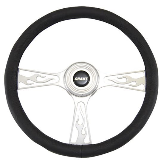 Grant 41015801 Flame Model Steering Wheel, 14-3/4 Inch
