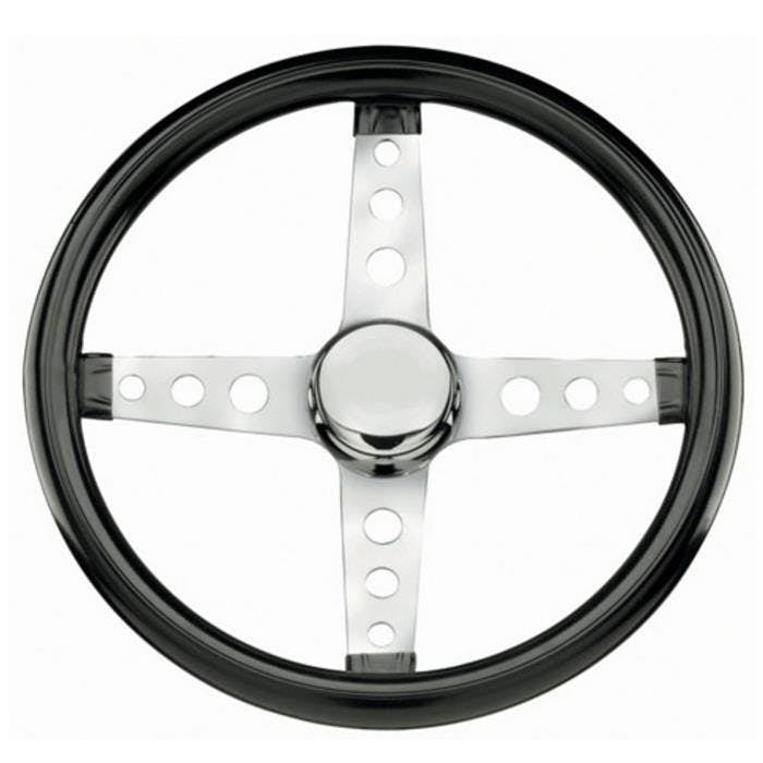 Grant 570 Classic Series 4-Spoke Steering Wheel, Black Vinyl