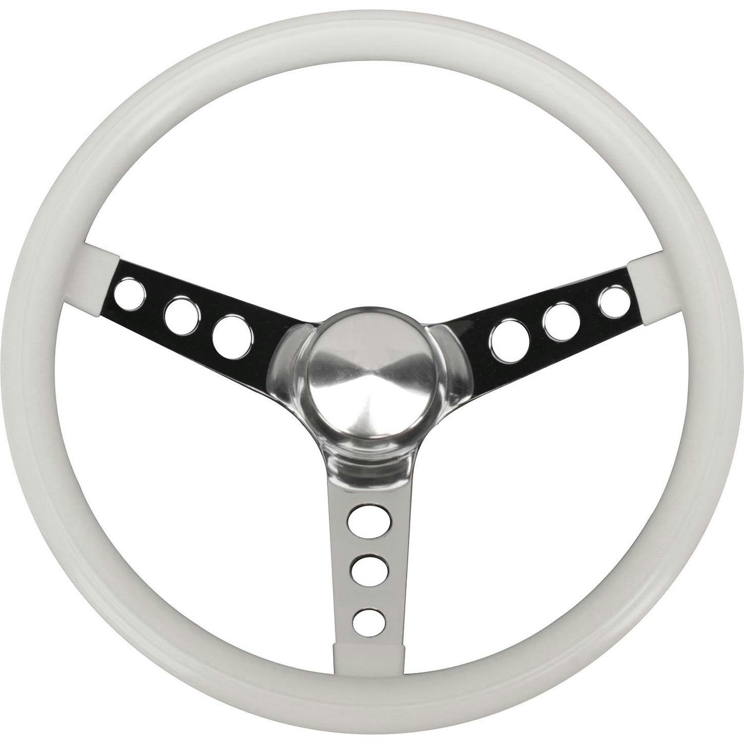 Grant 838W Classic Molded Vinyl Steering Wheel, 13.5 In, 3-Hole