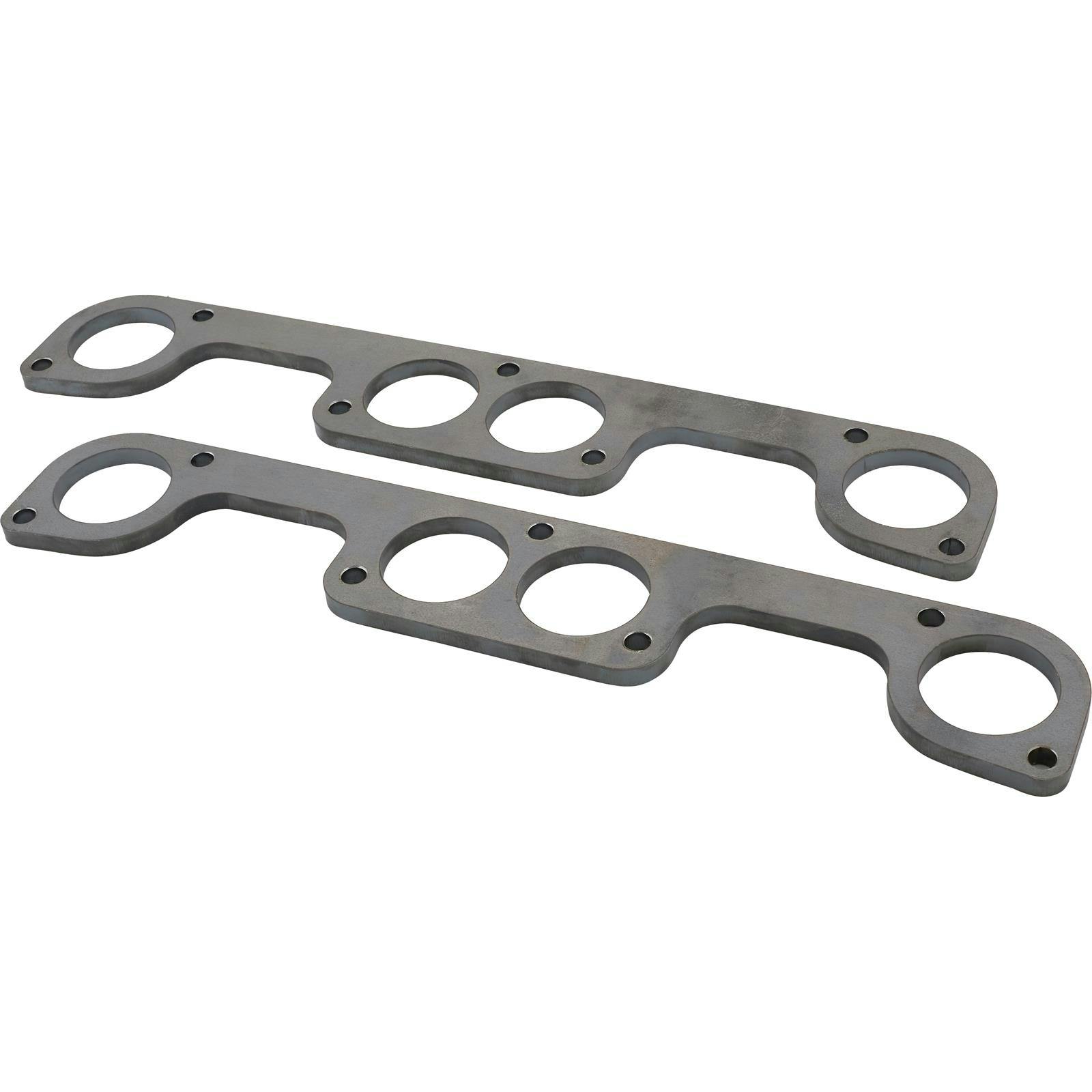 Header Flange Plates, Small Block Chevy Brodix Spread Port, 2 Inch
