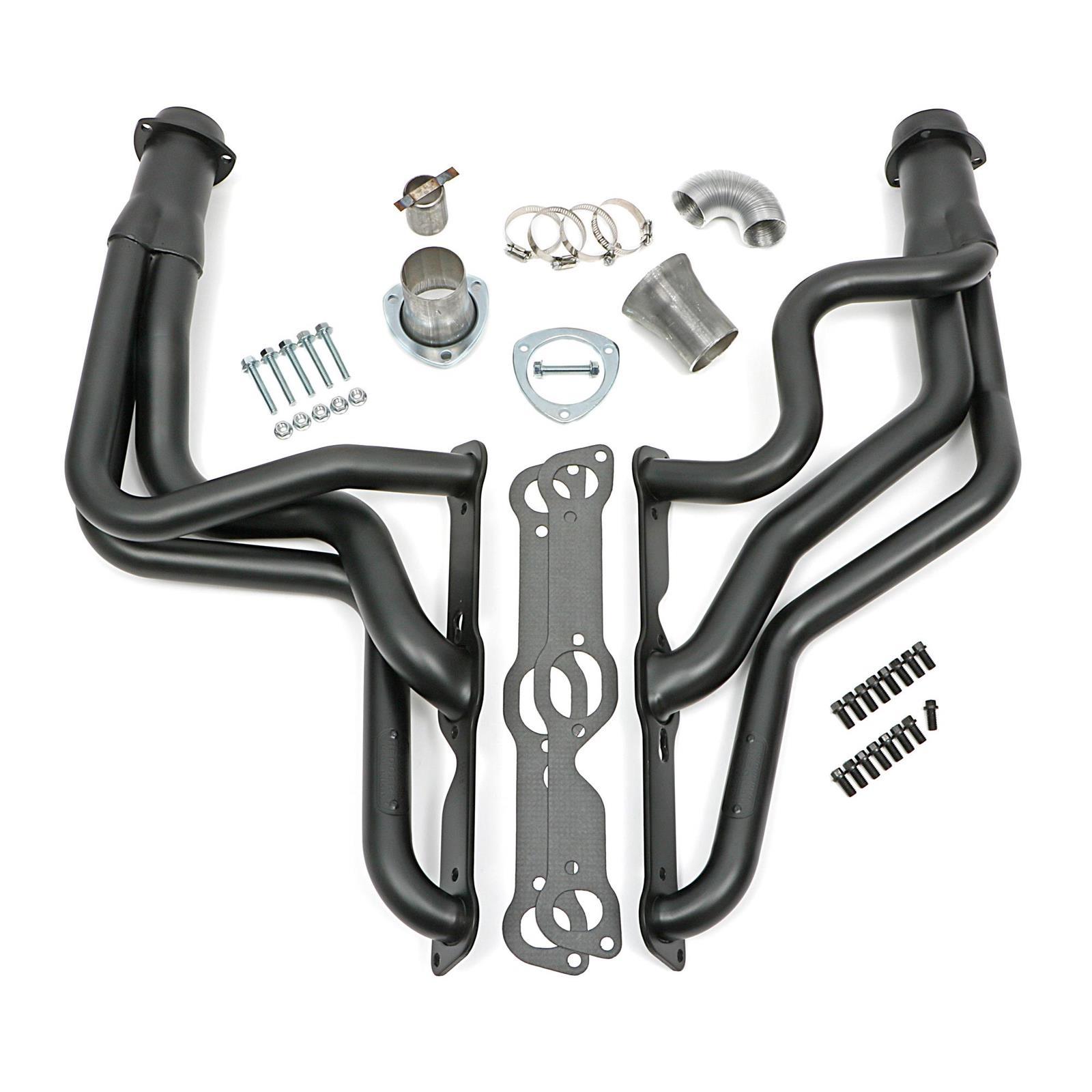 Hedman Hedders 28143 67-81 Pontiac Headers, Black