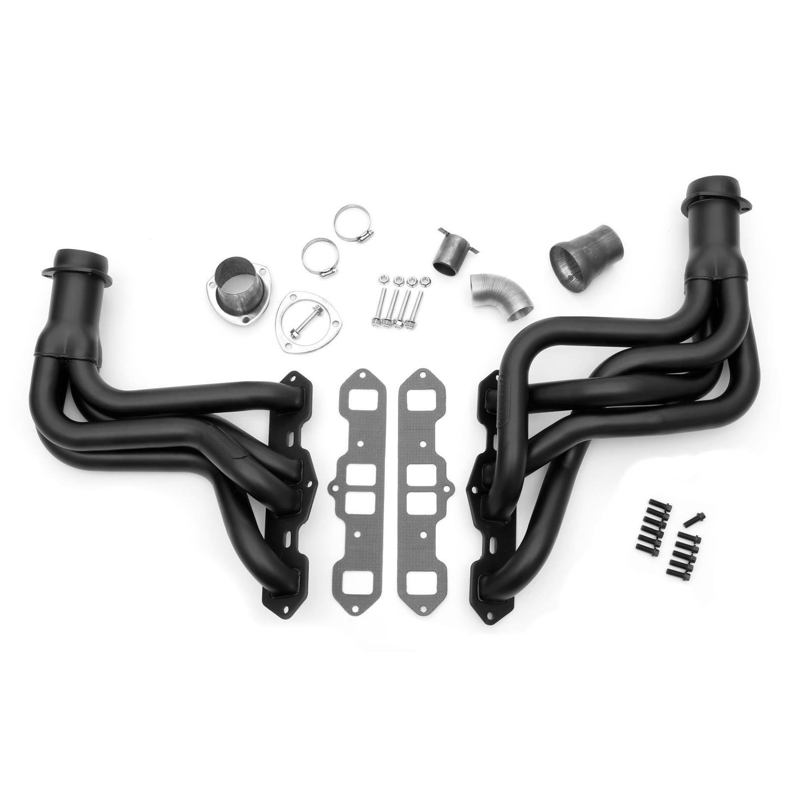 Hedman Hedders 58073 78-87 Olds 442 Headers, Black