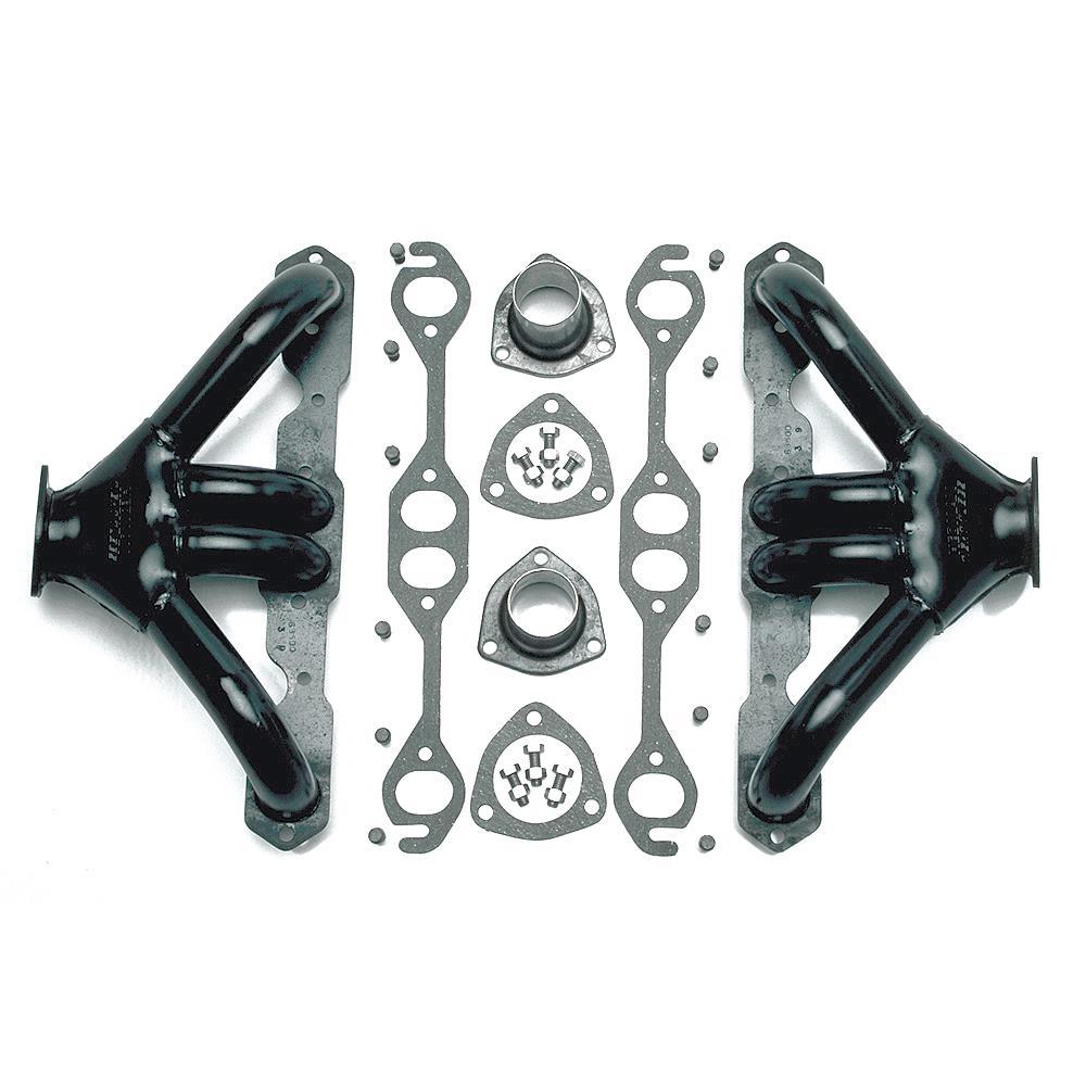 Hedman Hedders 63303 55-57 Chevy Headers, Black