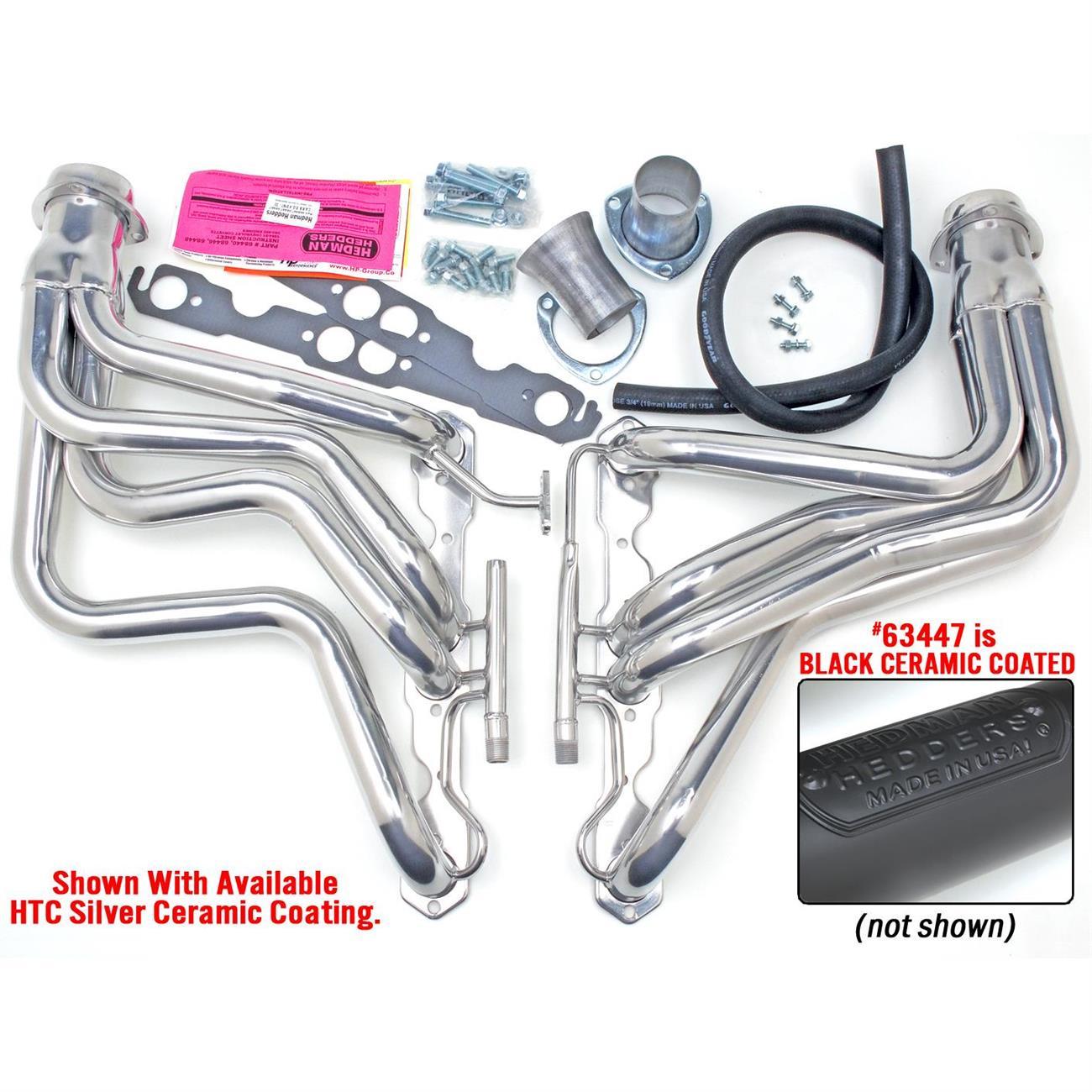 Hedman Hedders 63447 87-91 Corvete Headers, Black