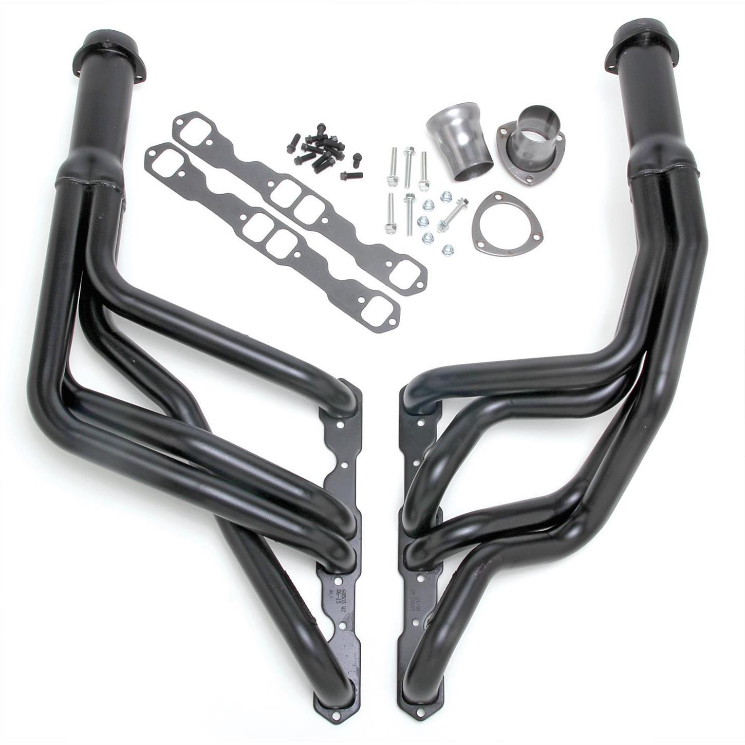 Hedman Hedders 63503 82-88 S10 Headers, Long-Tube, Black Maxx