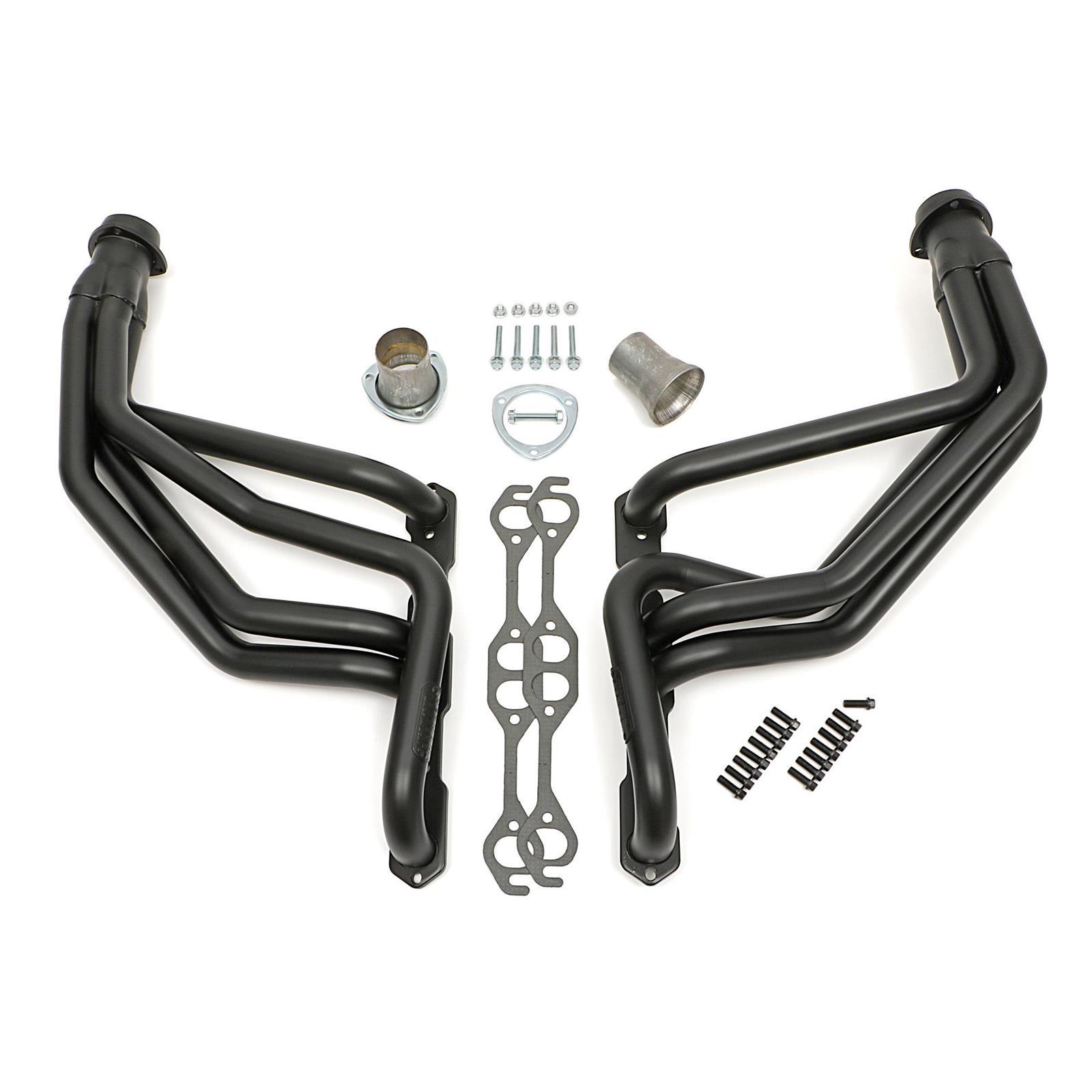 Hedman Hedders 63890 67-91 GM Truck Headers, Black