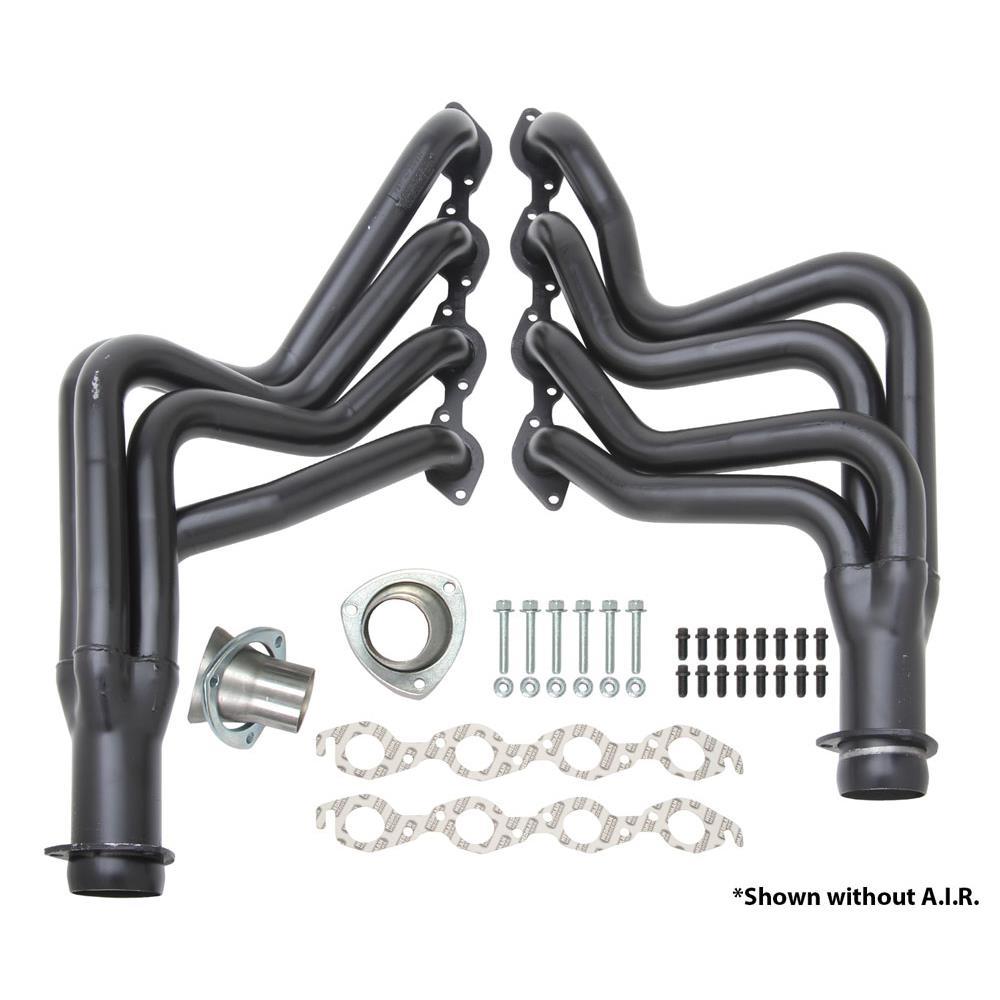 Hedman Hedders 68191 64-77 Chevelle Headers, Long Tube, Uncoated
