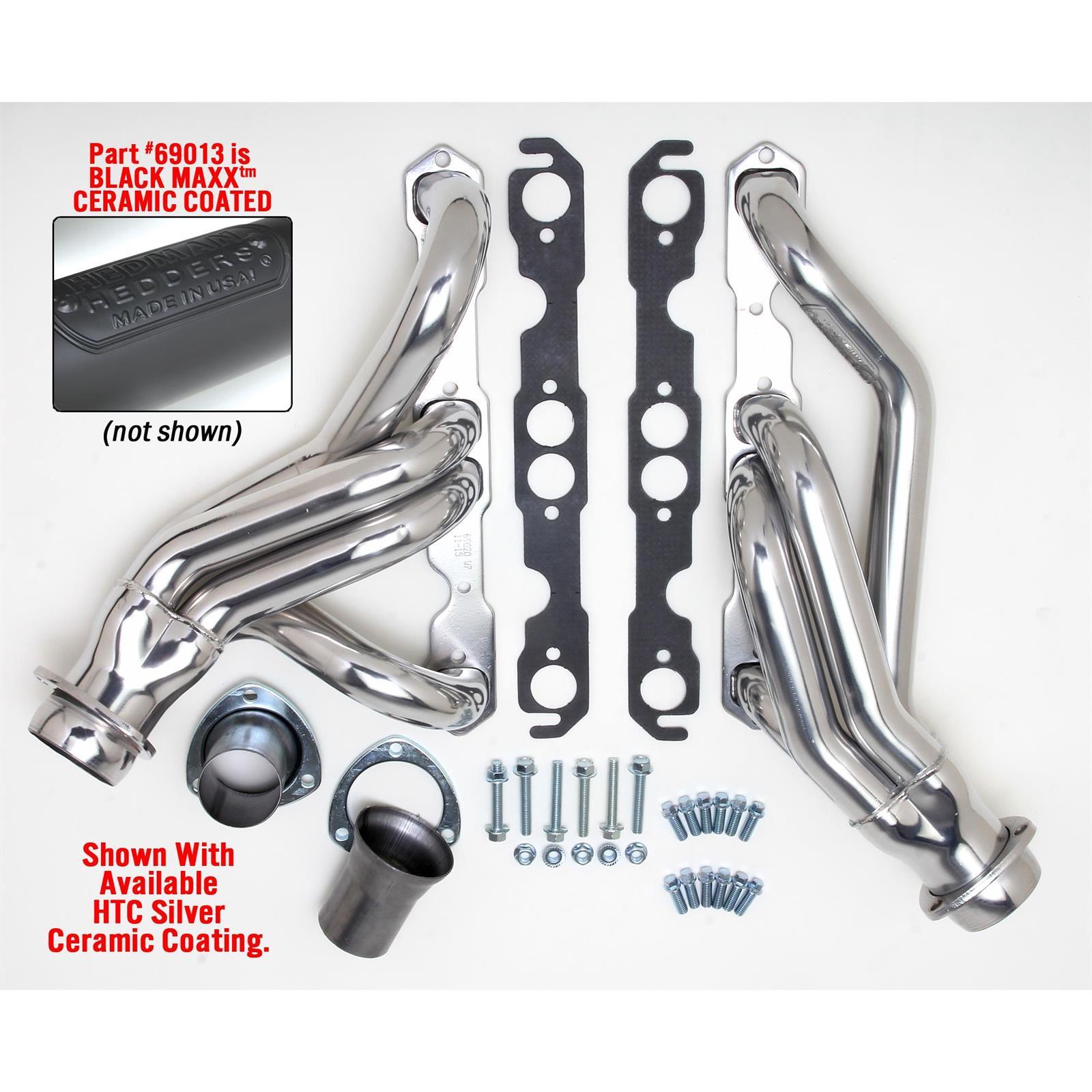 Hedman Hedders 69013 67-87 C10 Headers, Black