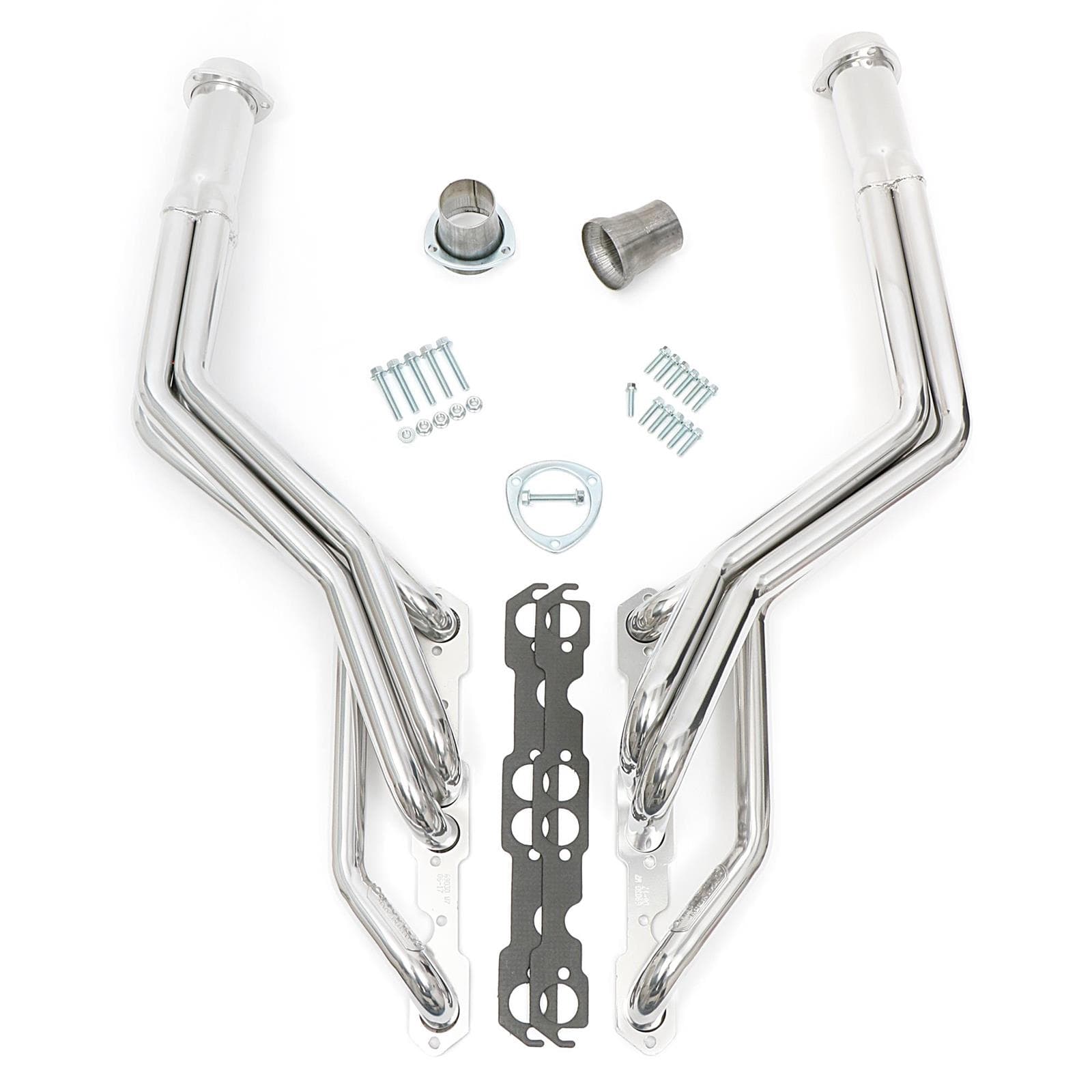 Hedman Hedders 69036 82-04 S10 SBC Swap Headers Silver Ceramic