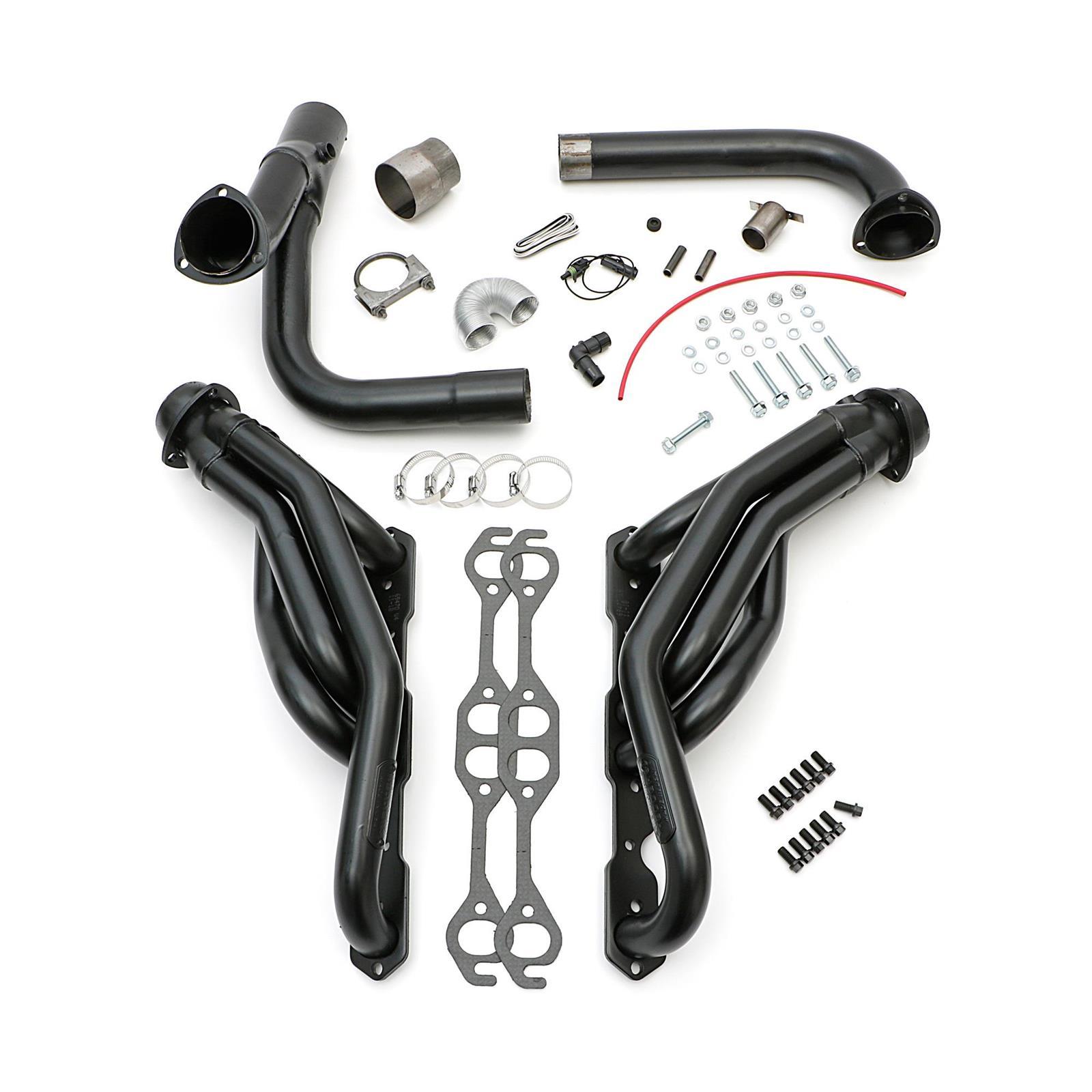 Hedman Hedders 69473 88-95 GM Truck Headers, Black