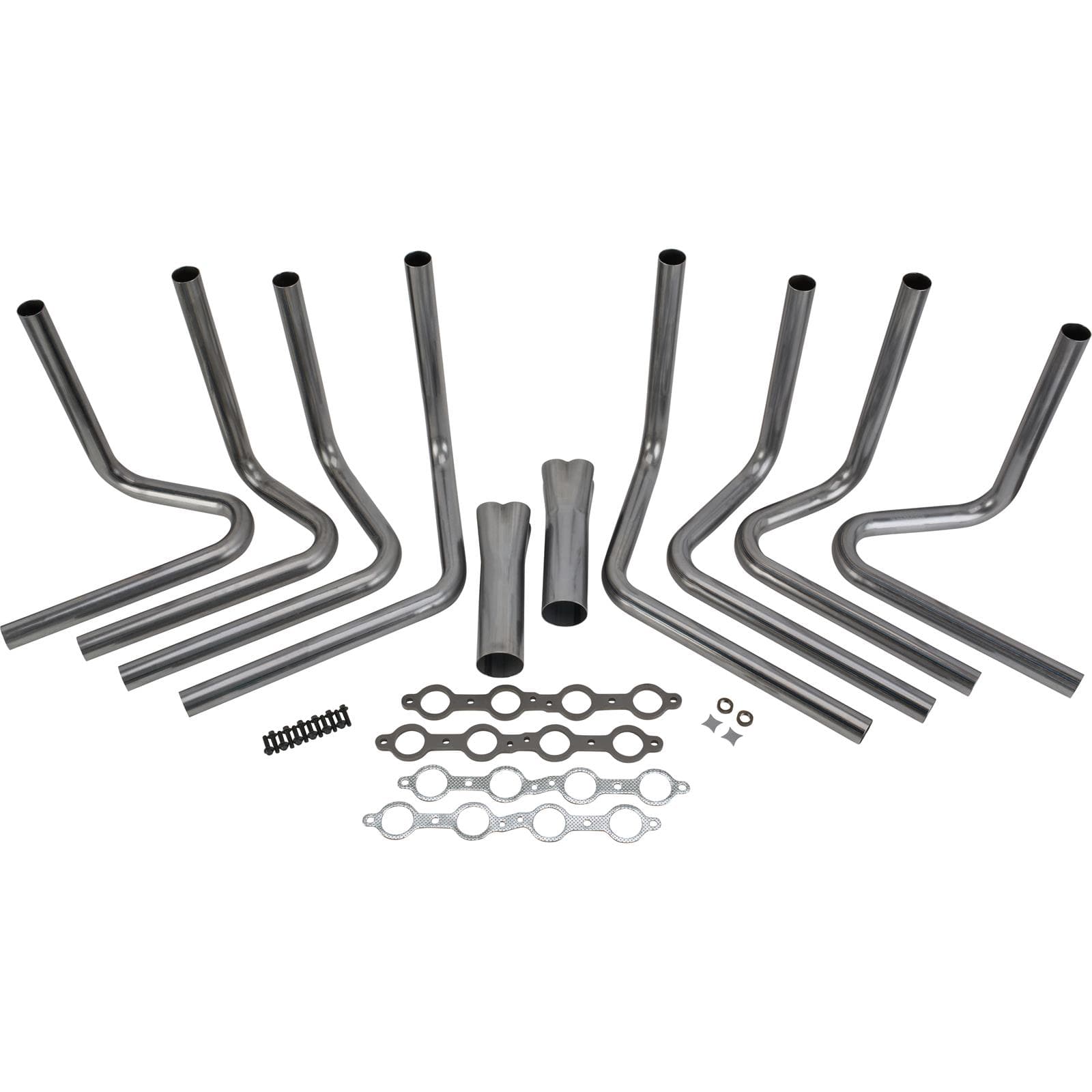 Speedway GM LS Header Kit, 1-3/4 Round Port, 3 Inch Collector