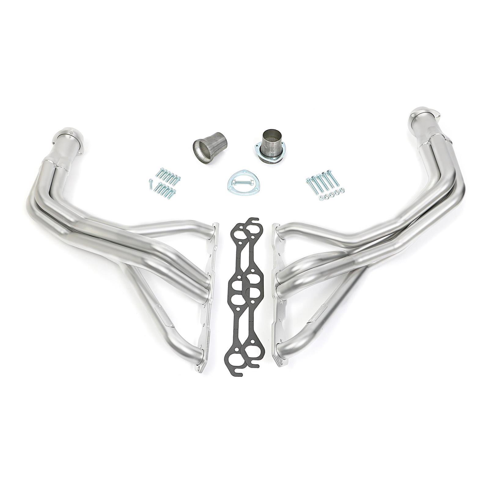 Hedman Hedders 69518 76-86 Jeep CJ SBC Swap Headers, Silver
