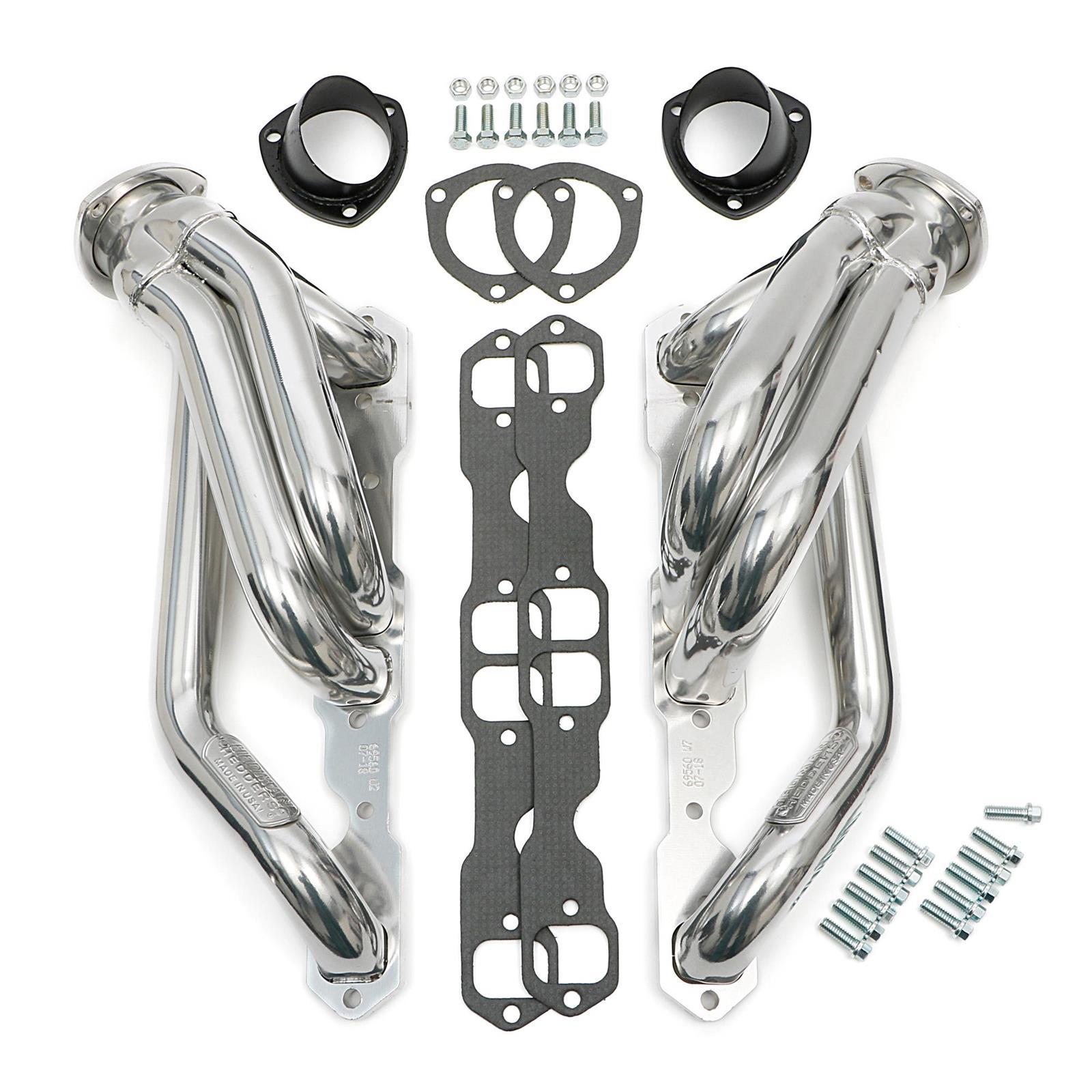 Hedman Hedders 69566 82-03 S10 SBC Swap Headers, Silver