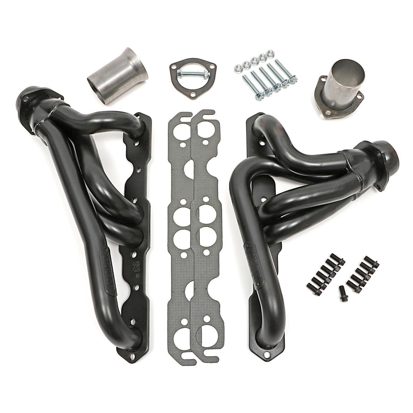 Hedman Hedders 69670 72-86 Jeep SBC Swap Headers, Uncoated