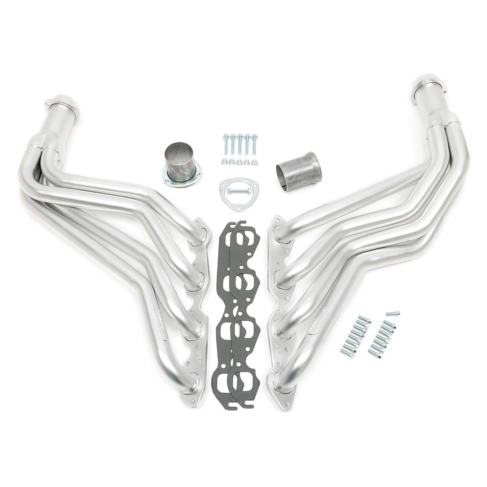 Hedman Hedders 69820 68-91 GM Truck Headers, Silver