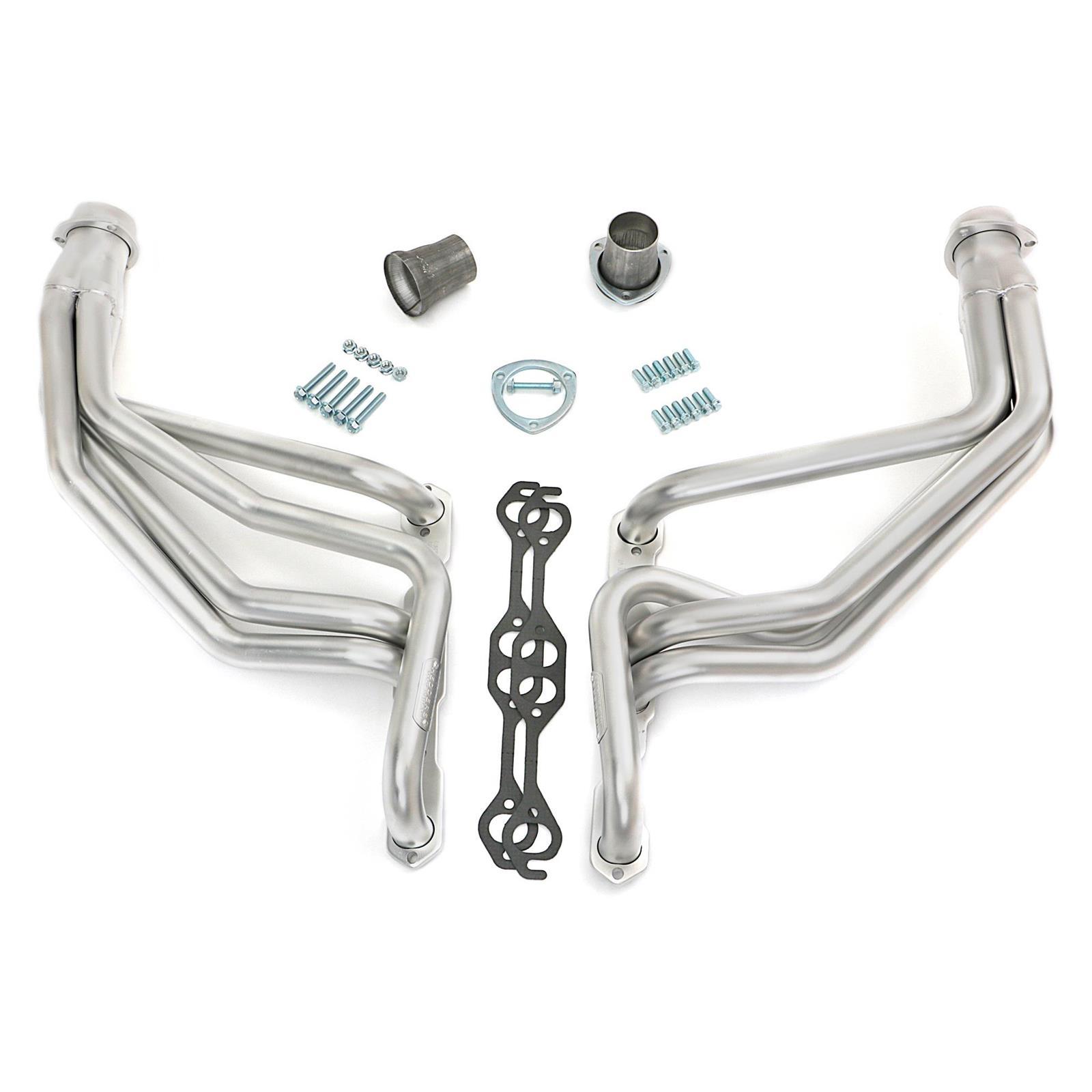 Hedman Hedders 69890 67-91 GM Truck Headers, Silver